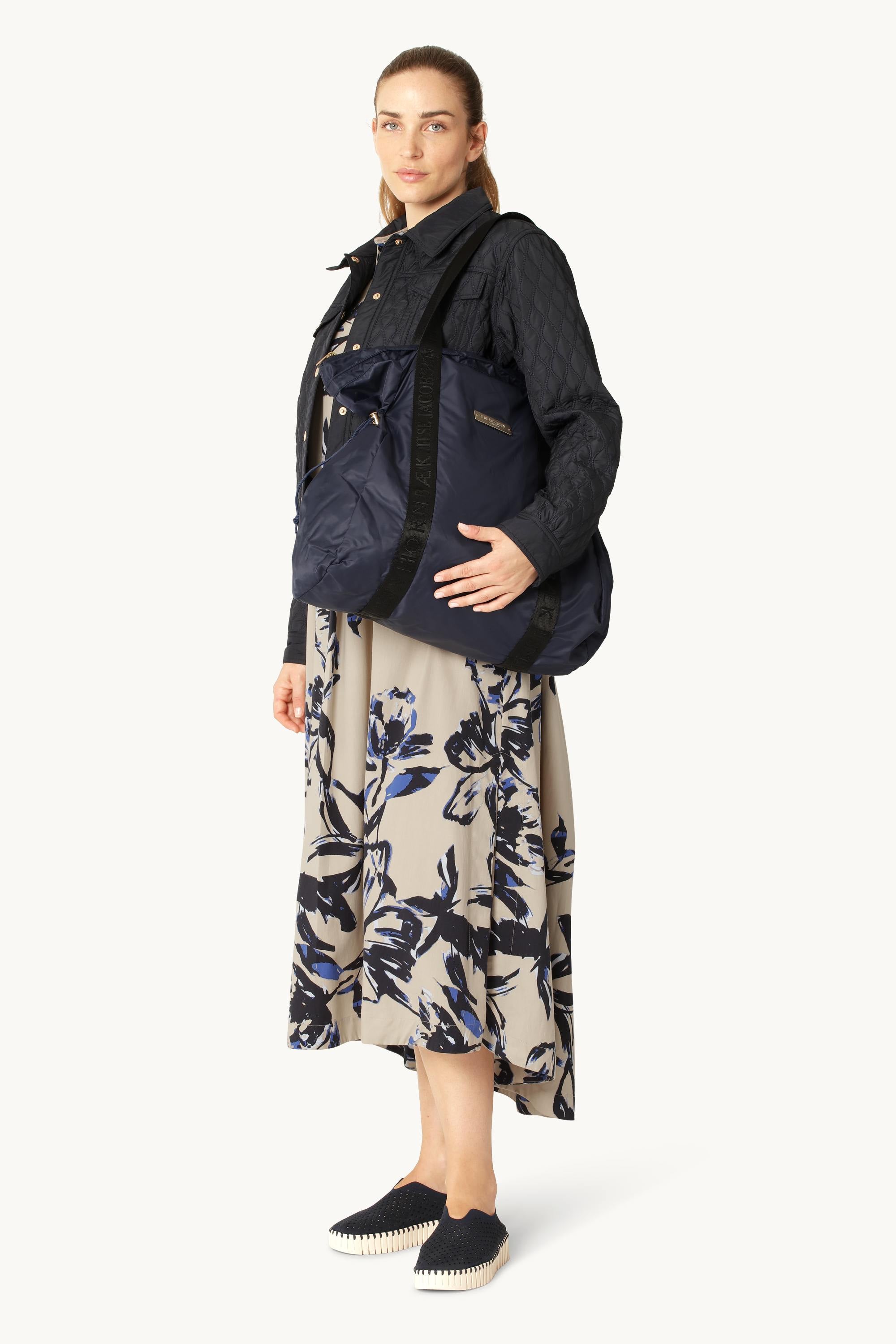 Light Rain Shopper Bag - Dark Indigo