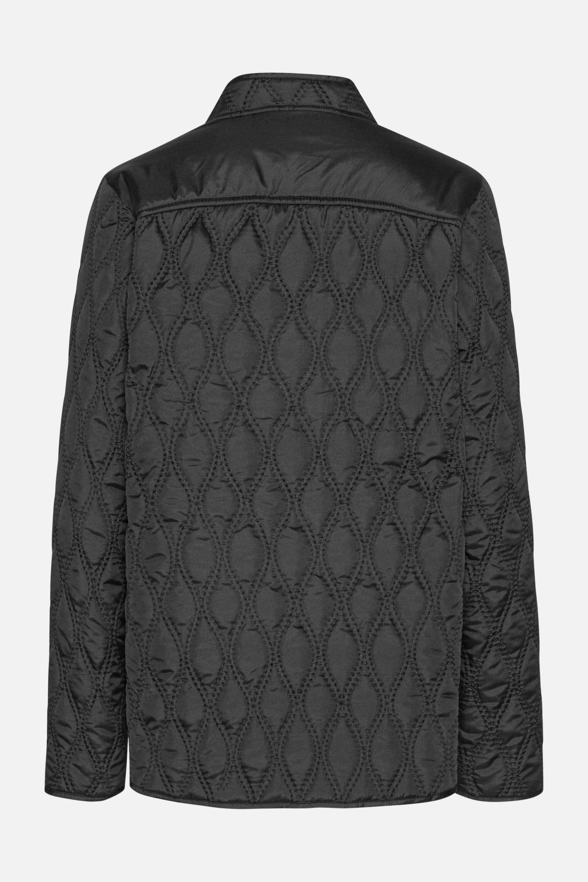 Short Quilt Jacket - Black