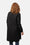 Long Padded Quilt Jacket - Black