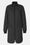 Long Padded Quilt Jacket - Black