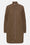 Long Padded Quilt Jacket - Cub Brown