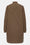 Long Padded Quilt Jacket - Cub Brown