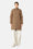 Long Padded Quilt Jacket - Mocca