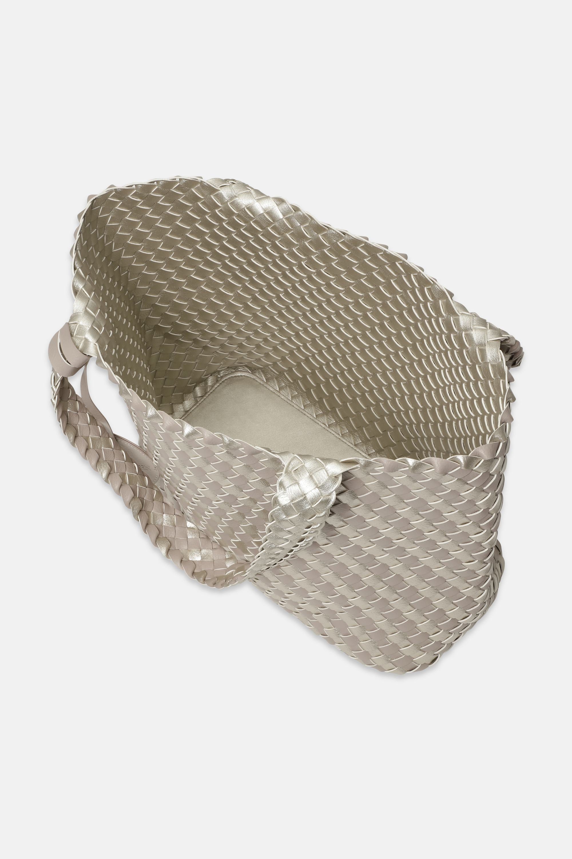 Tote Bag Braided - Atmosphere Platin