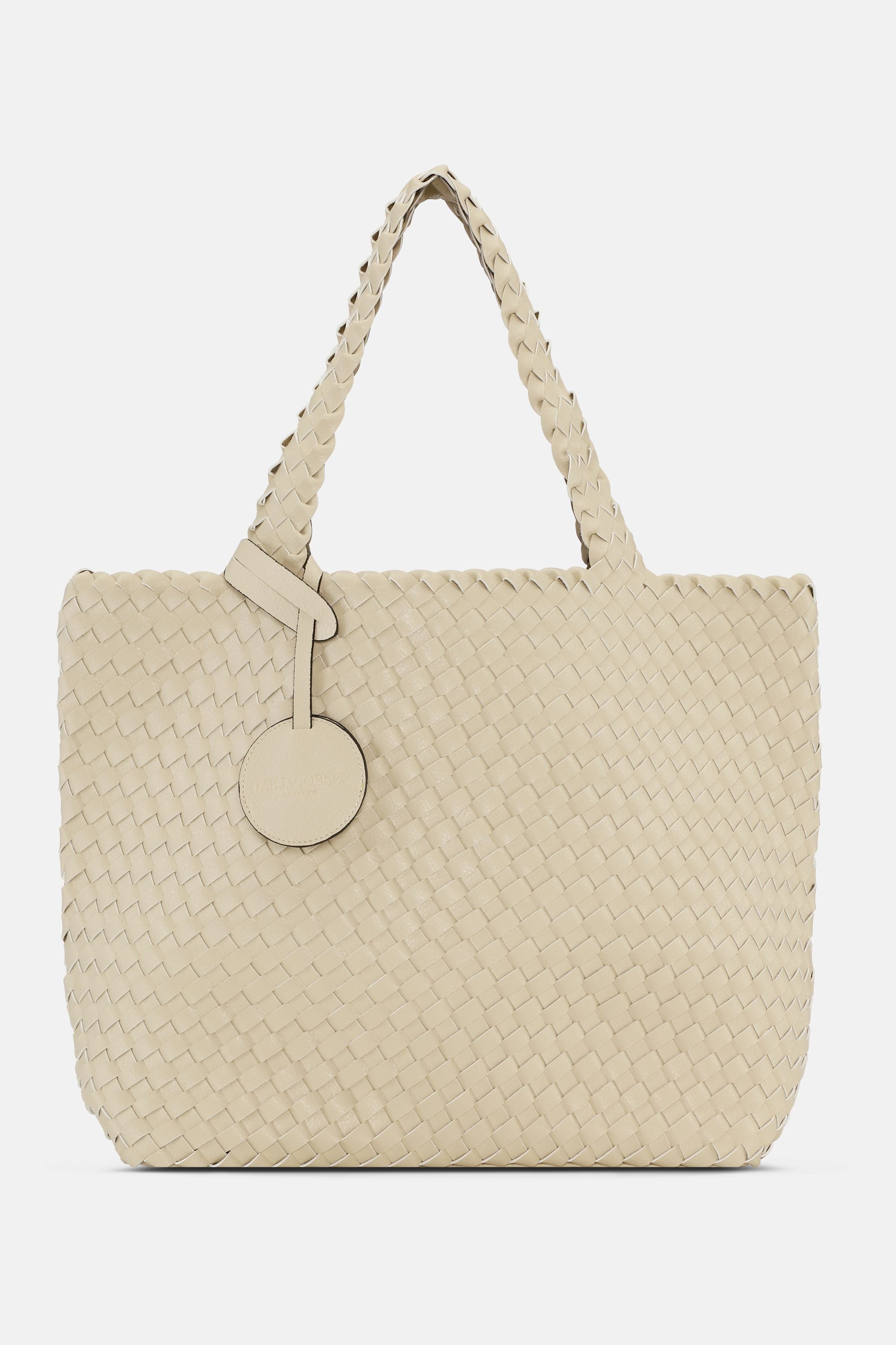Tote Bag Braided - Ivory Platin