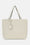 Tote Bag Braided - Egg White Silver