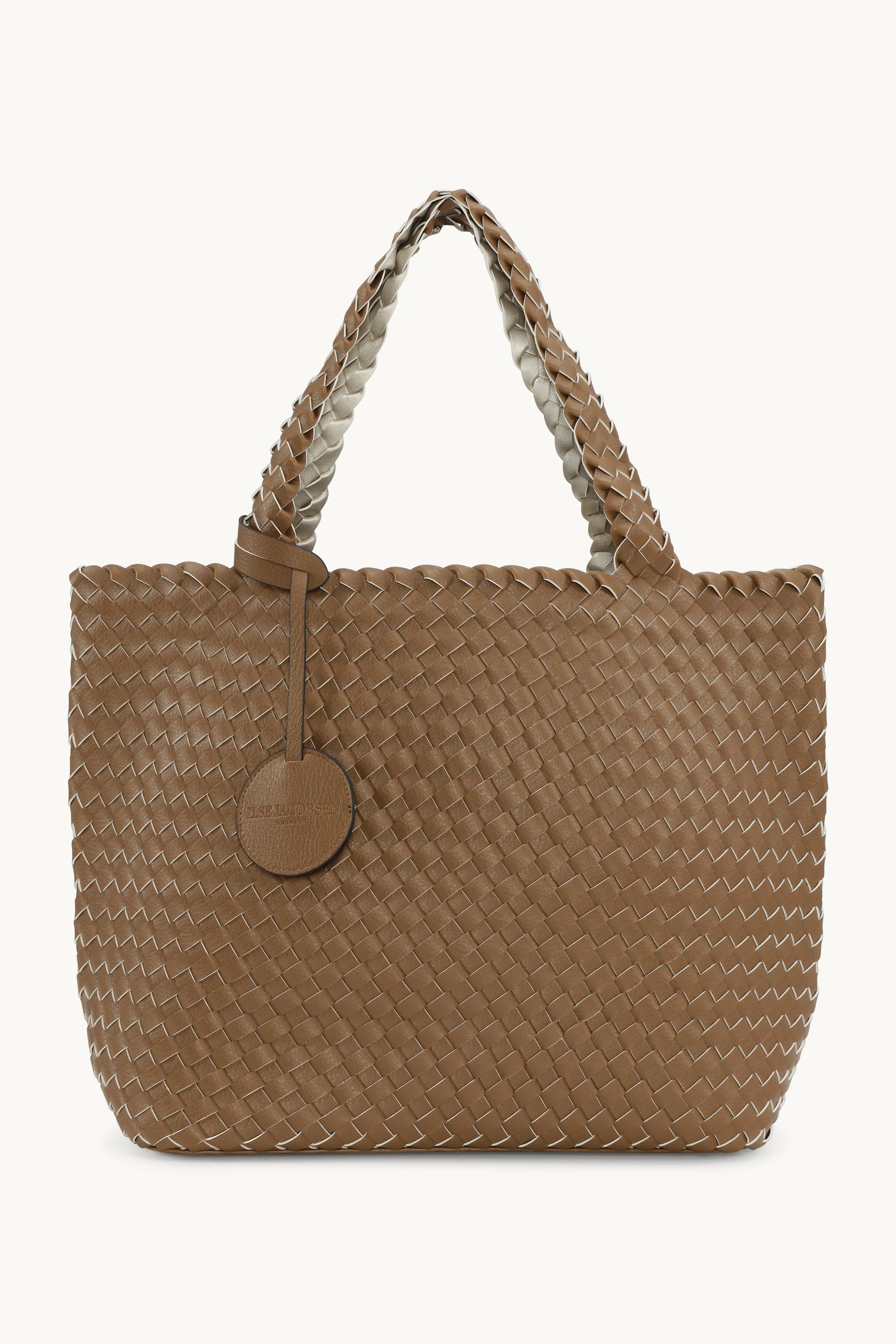 Tote Bag Braided - Goldy Sand Dollar Metallic