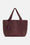 Tote Bag Braided - Maroon Banner Ebony