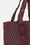 Tote Bag Braided - Maroon Banner Ebony
