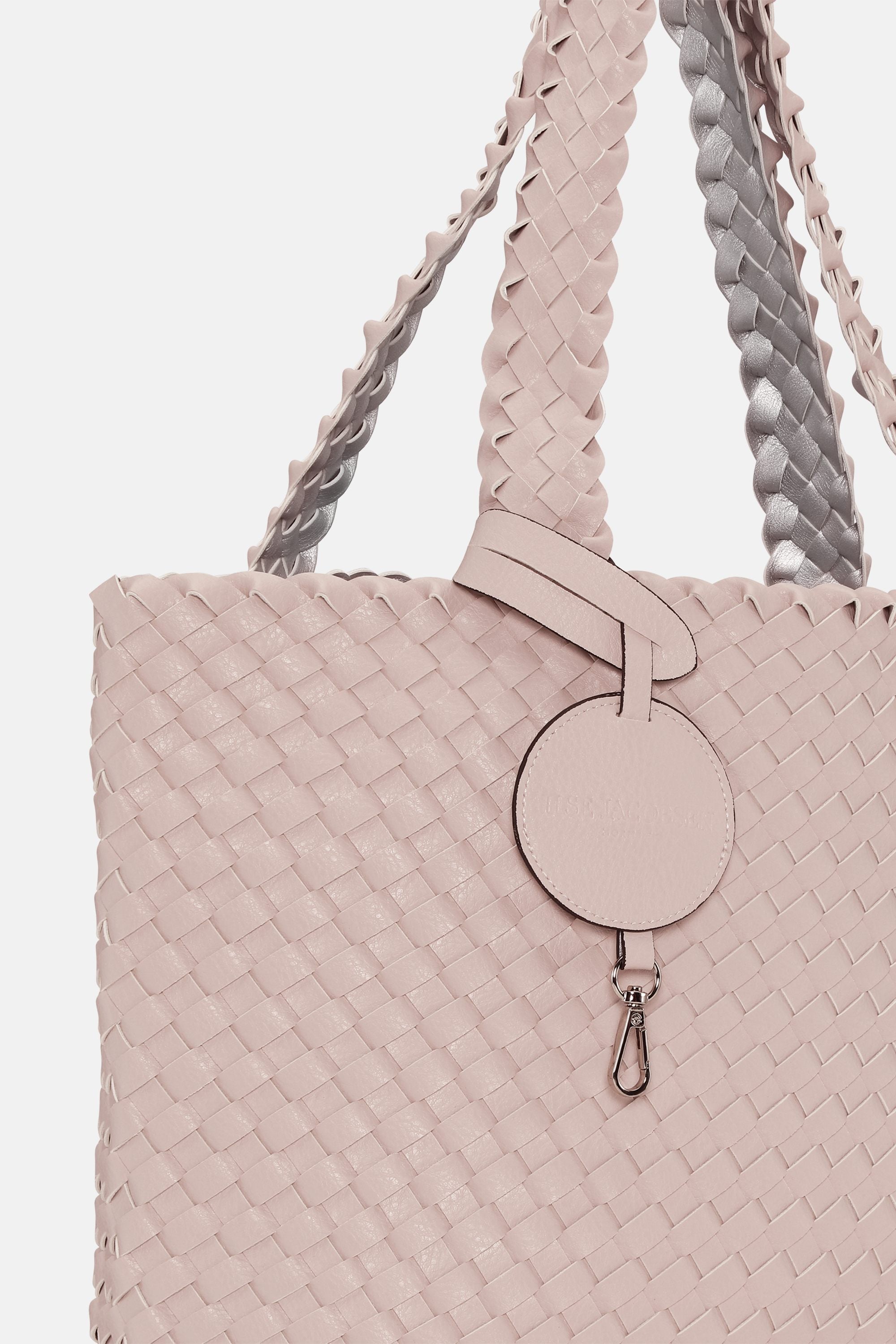 Tote Bag Braided - Rose Silver