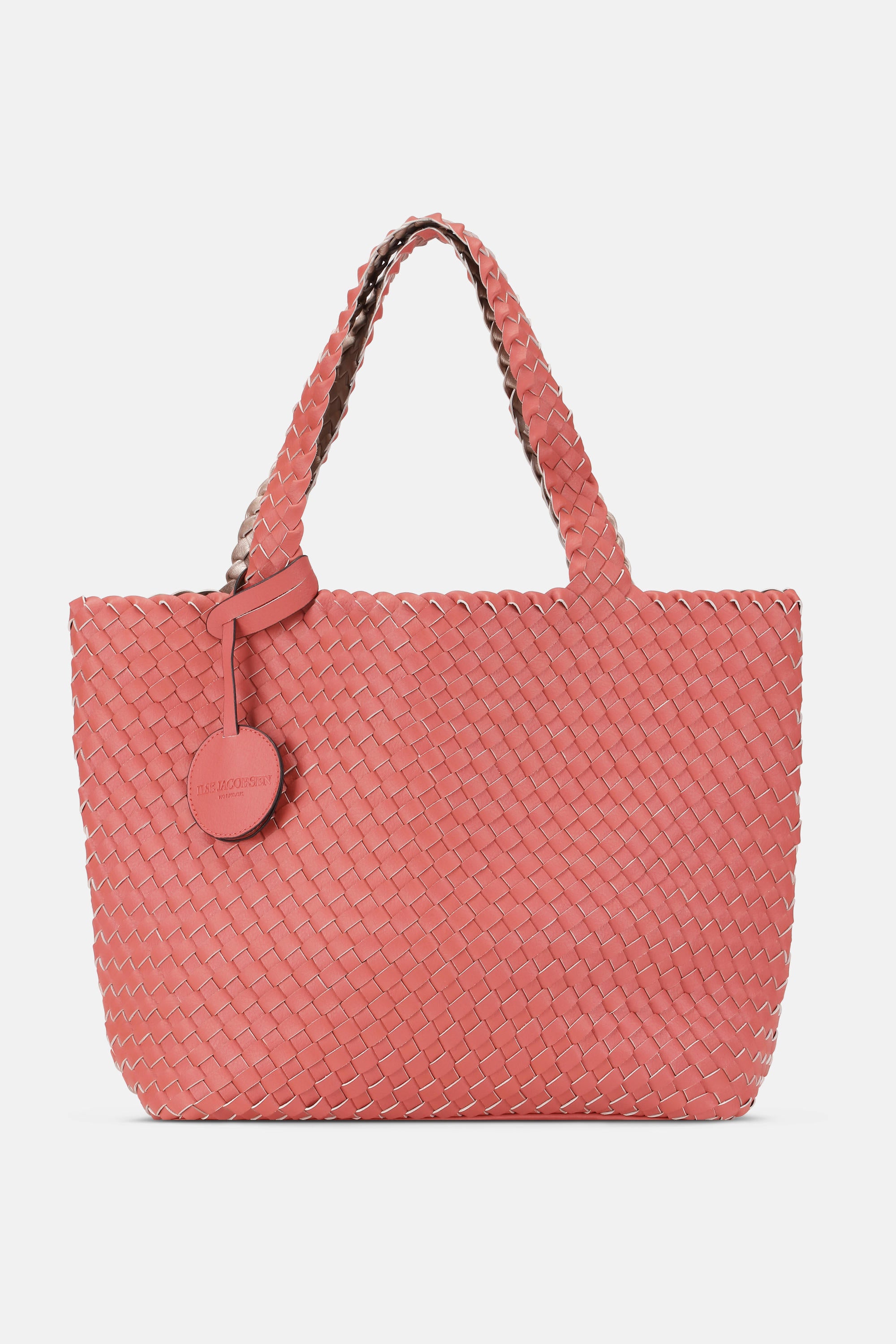 Tote Bag Braided - Durbarry Metallic Rose