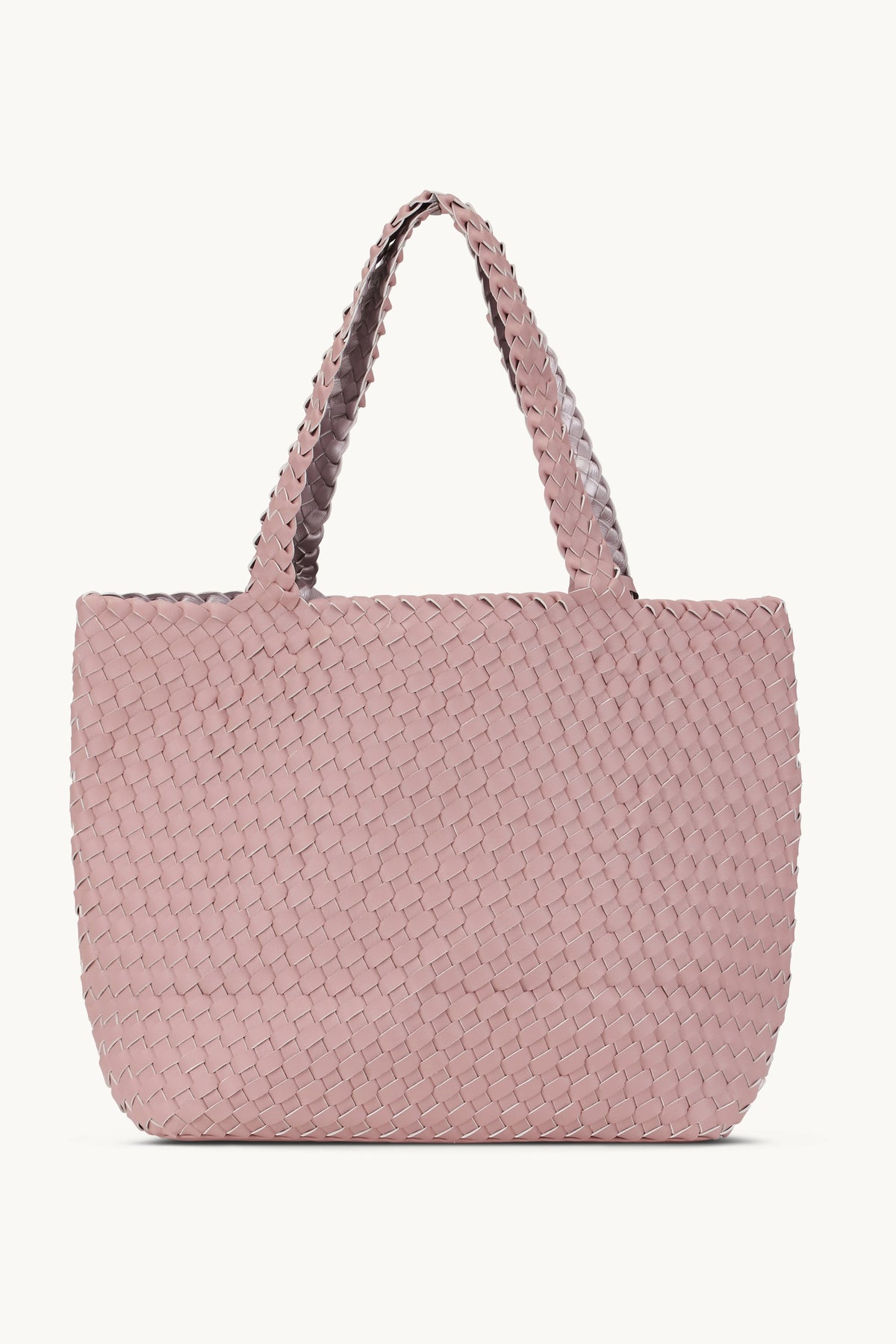 Braided Tote Bag - Adobe Rose Lotus