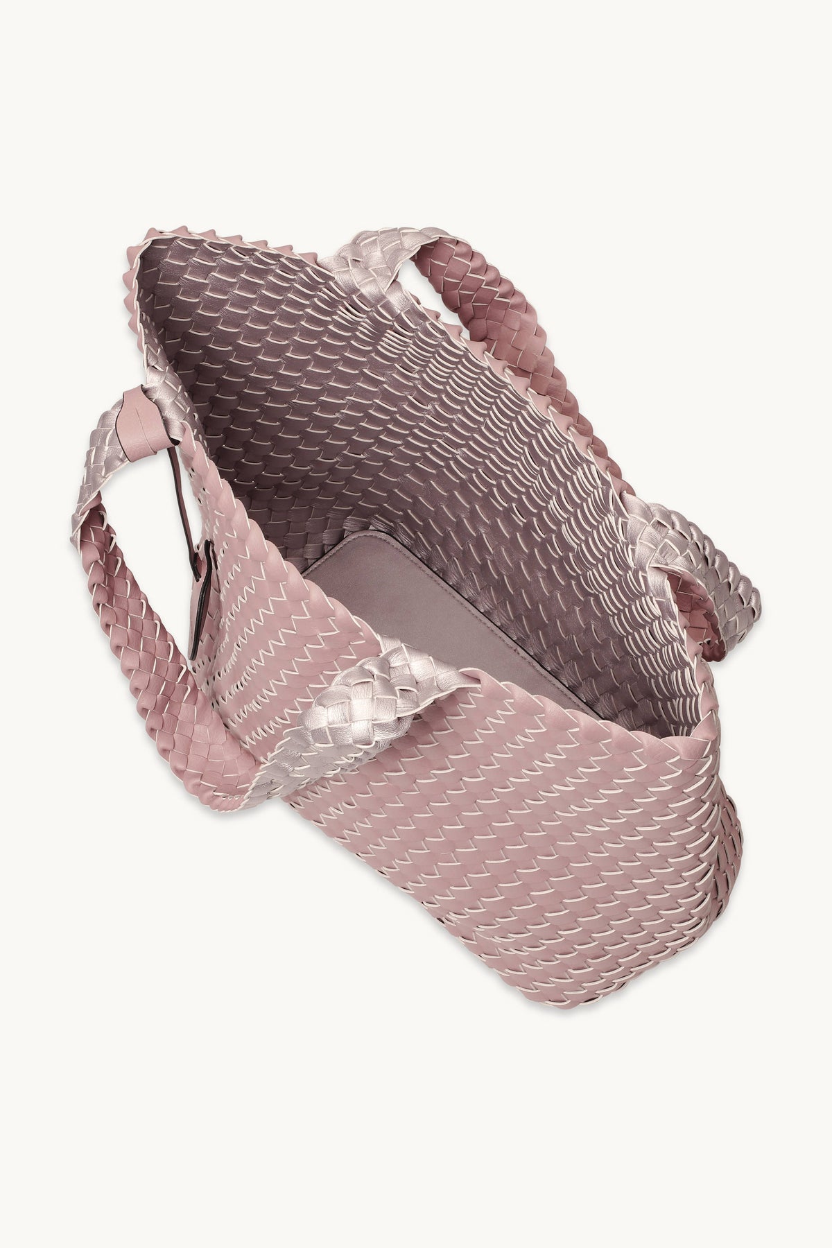 Braided Tote Bag - Adobe Rose Lotus