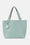 Tote Bag Braided - Beach Glass Metallic Mint