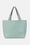 Tote Bag Braided - Beach Glass Metallic Mint