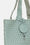 Tote Bag Braided - Beach Glass Metallic Mint