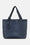 Tote Bag Braided - Navy Metallic Blue