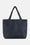 Tote Bag Braided - Navy Metallic Blue