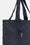 Tote Bag Braided - Navy Metallic Blue