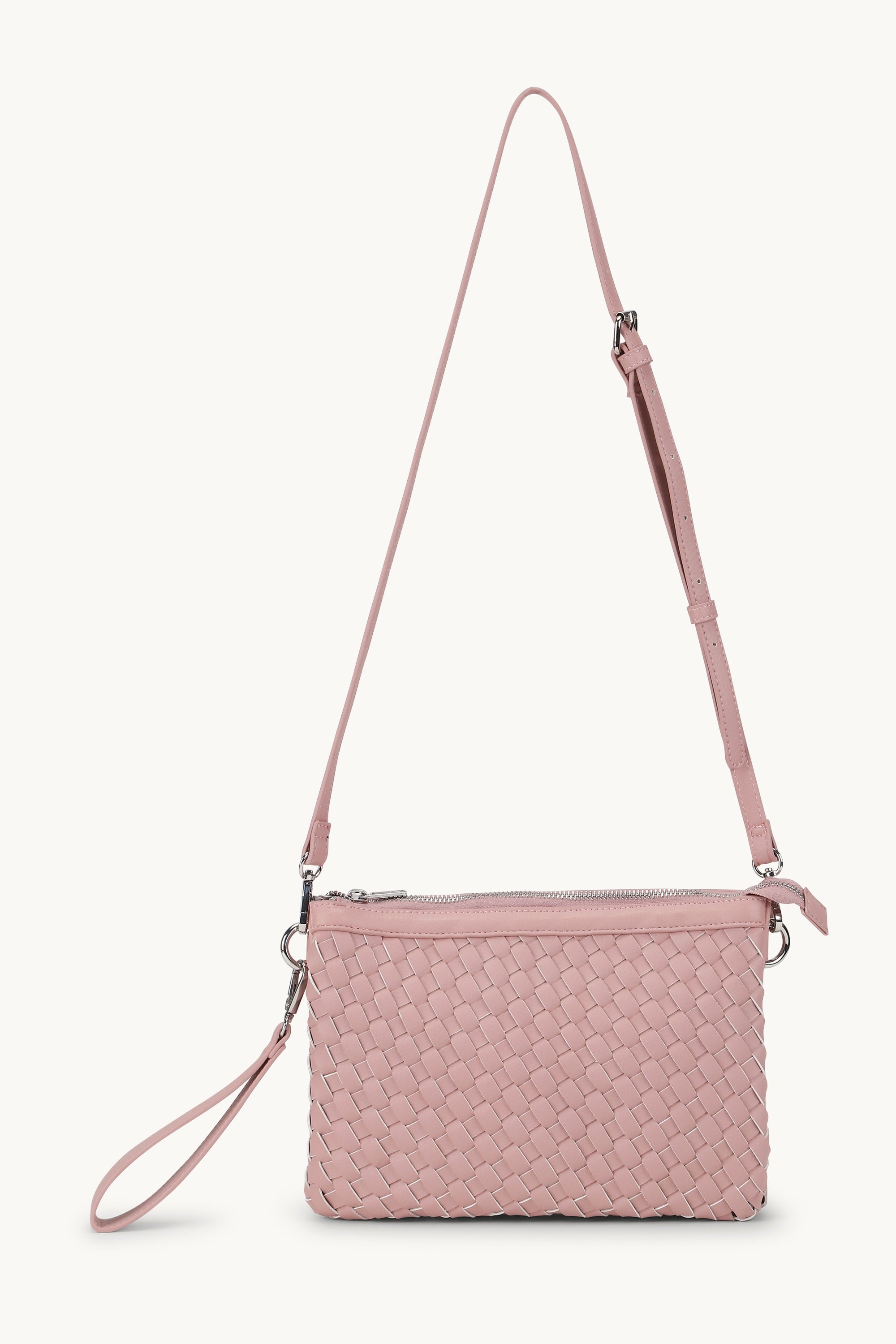 Braided Tote Bag - Adobe Rose