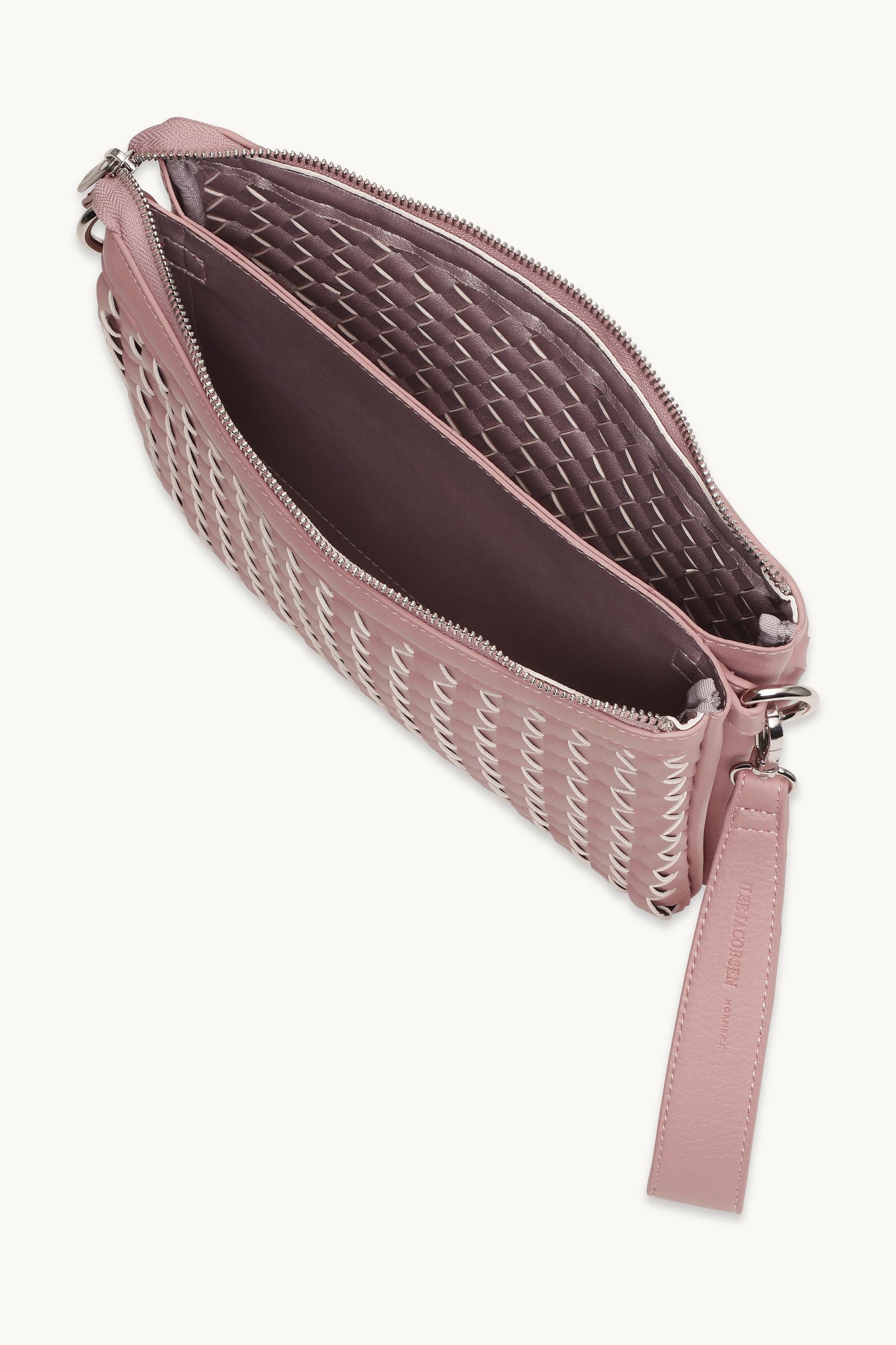 Braided Tote Bag - Adobe Rose
