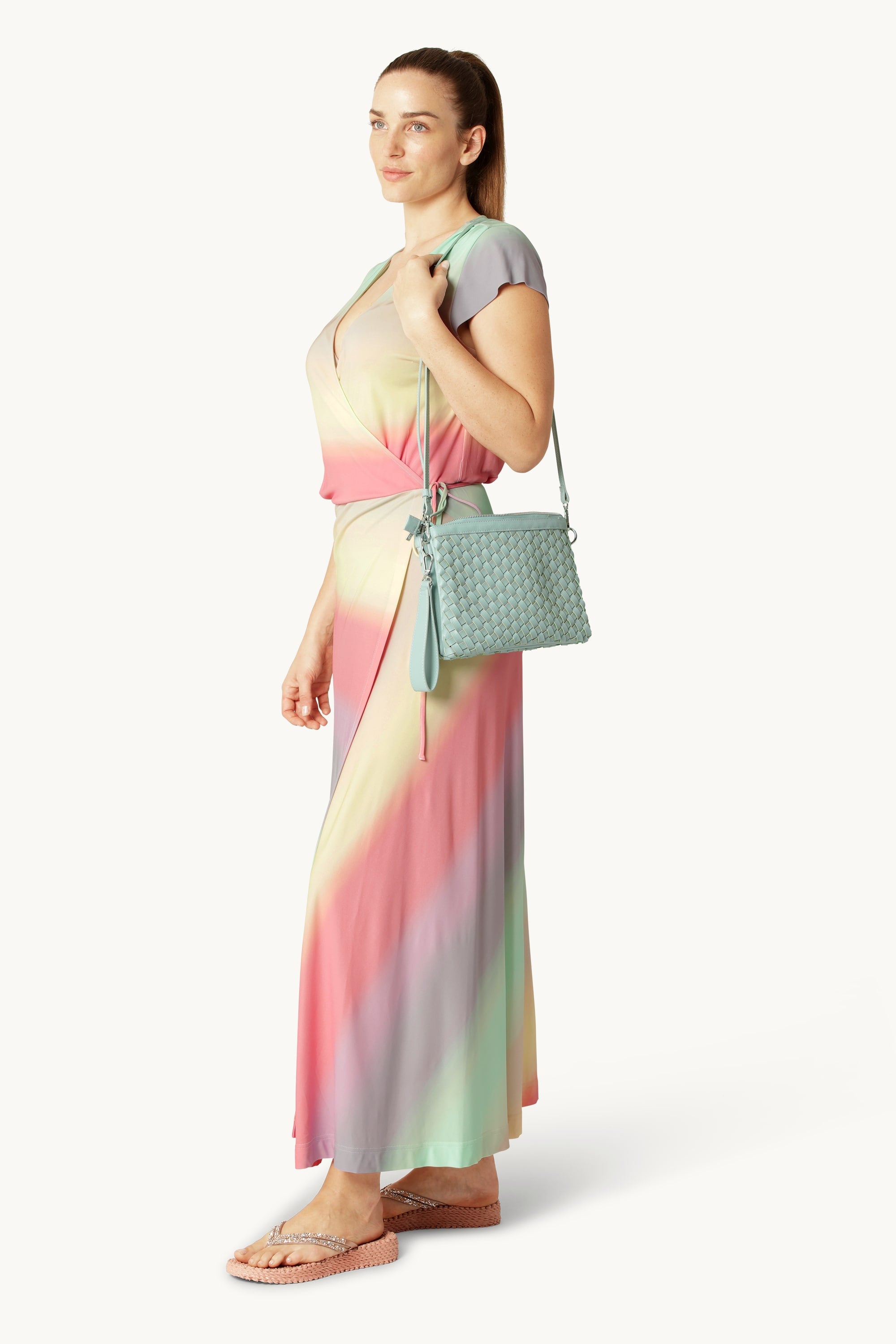 Braided Tote Bag - Beach Glass