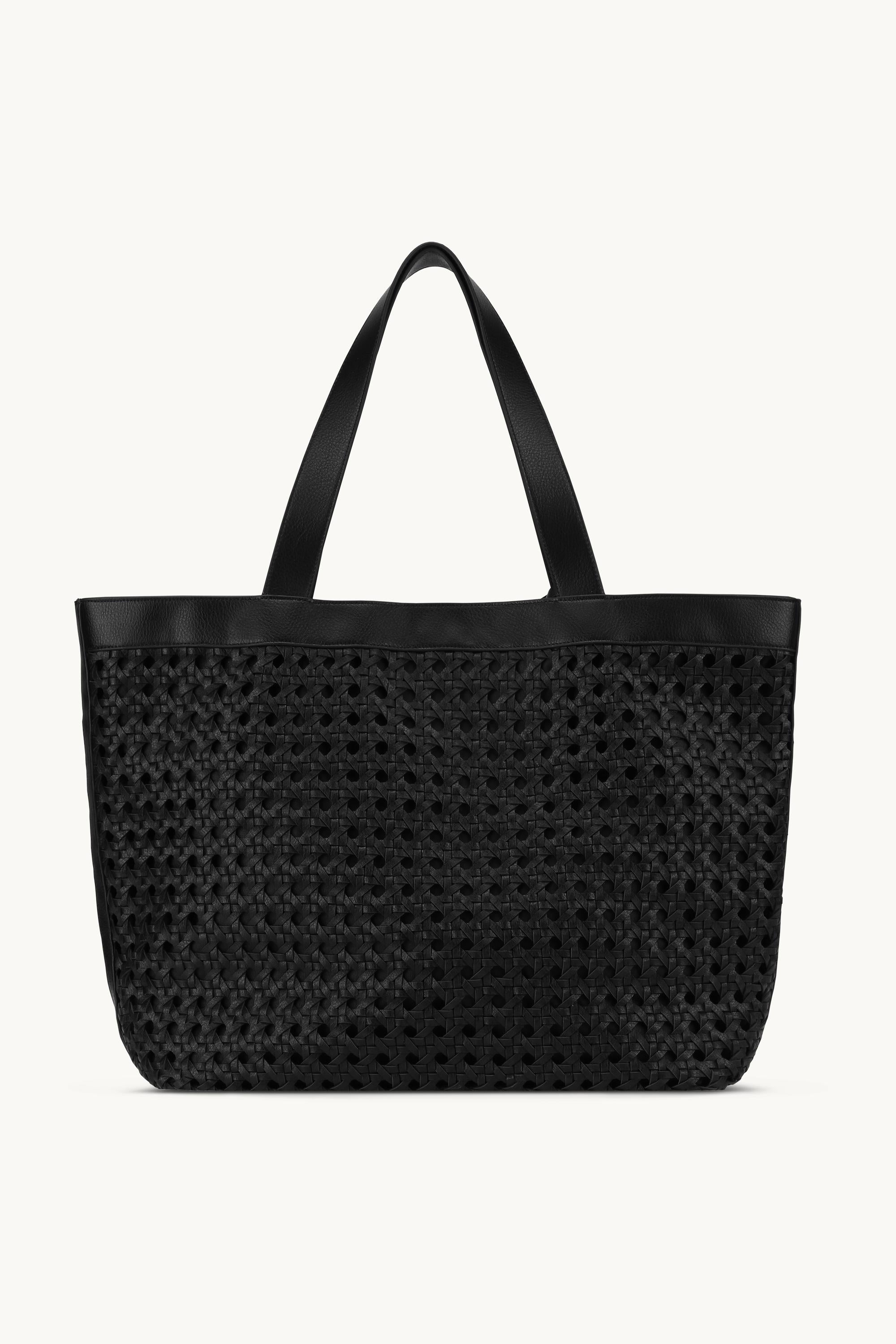 Large Beach Bag - Black Black
