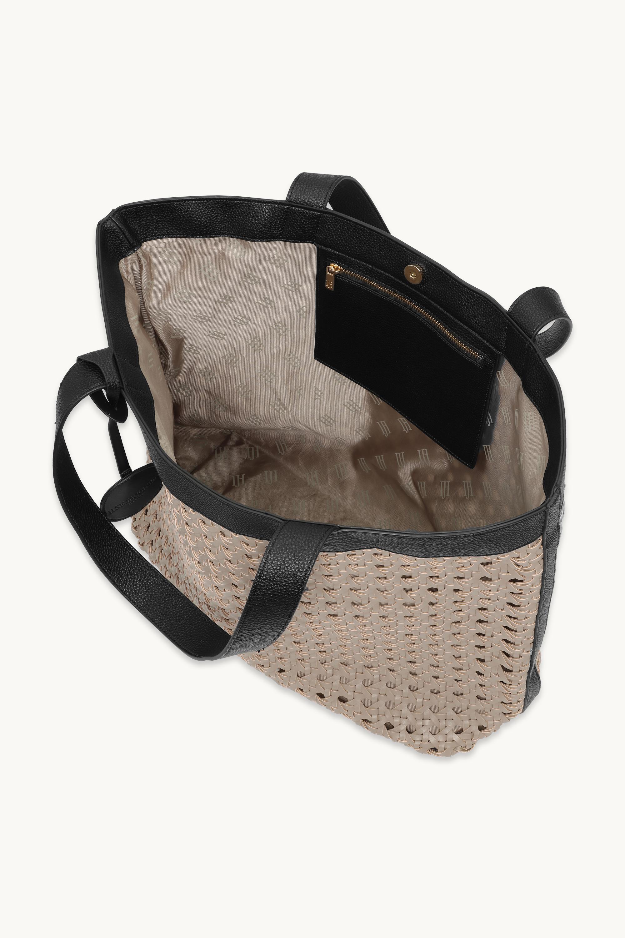 Large Beach Bag - Sand Pile Black