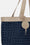 Large Beach Bag - Dark Indigo Sand Pile