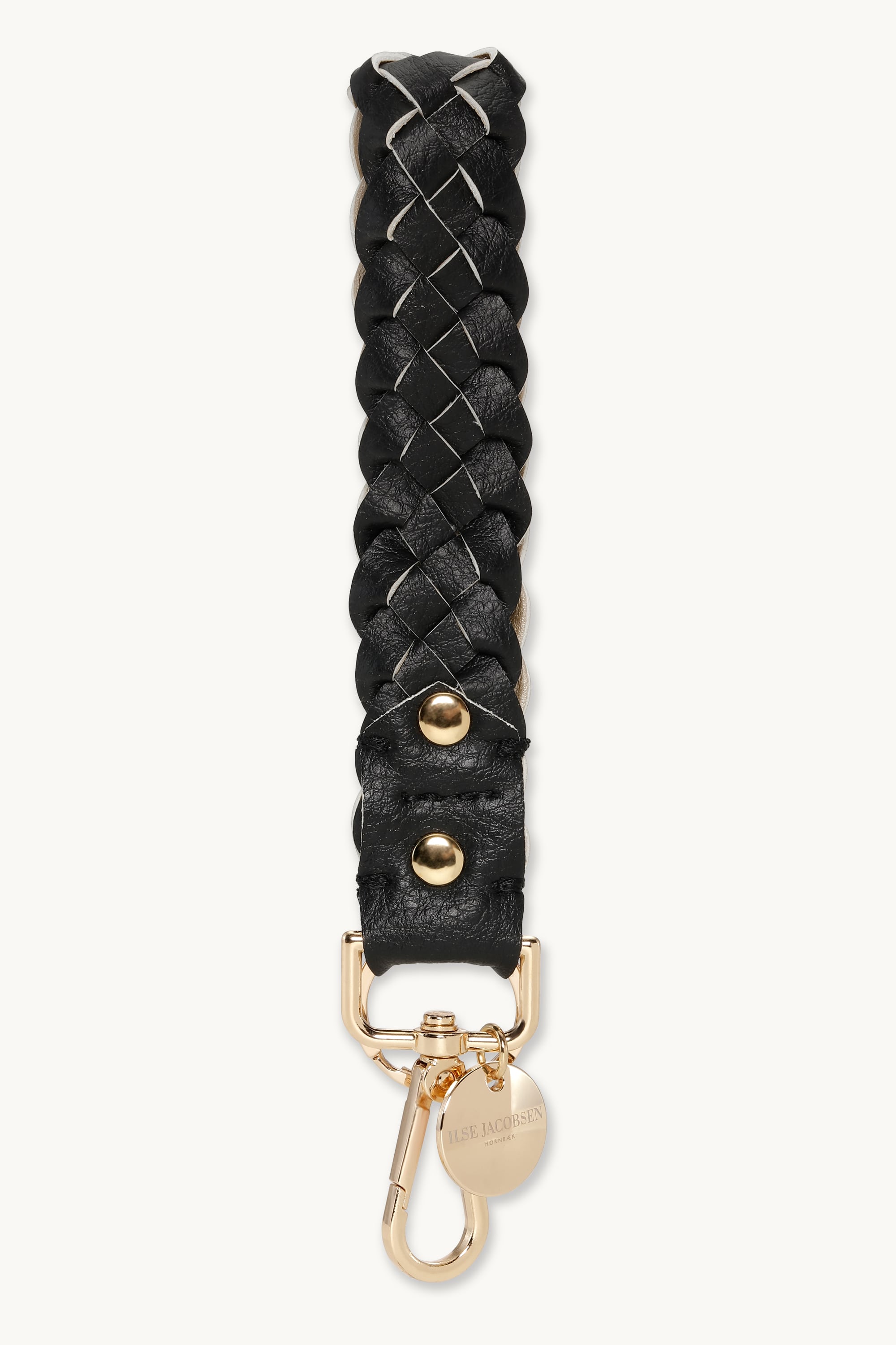 Braided Keychain - Black Platin