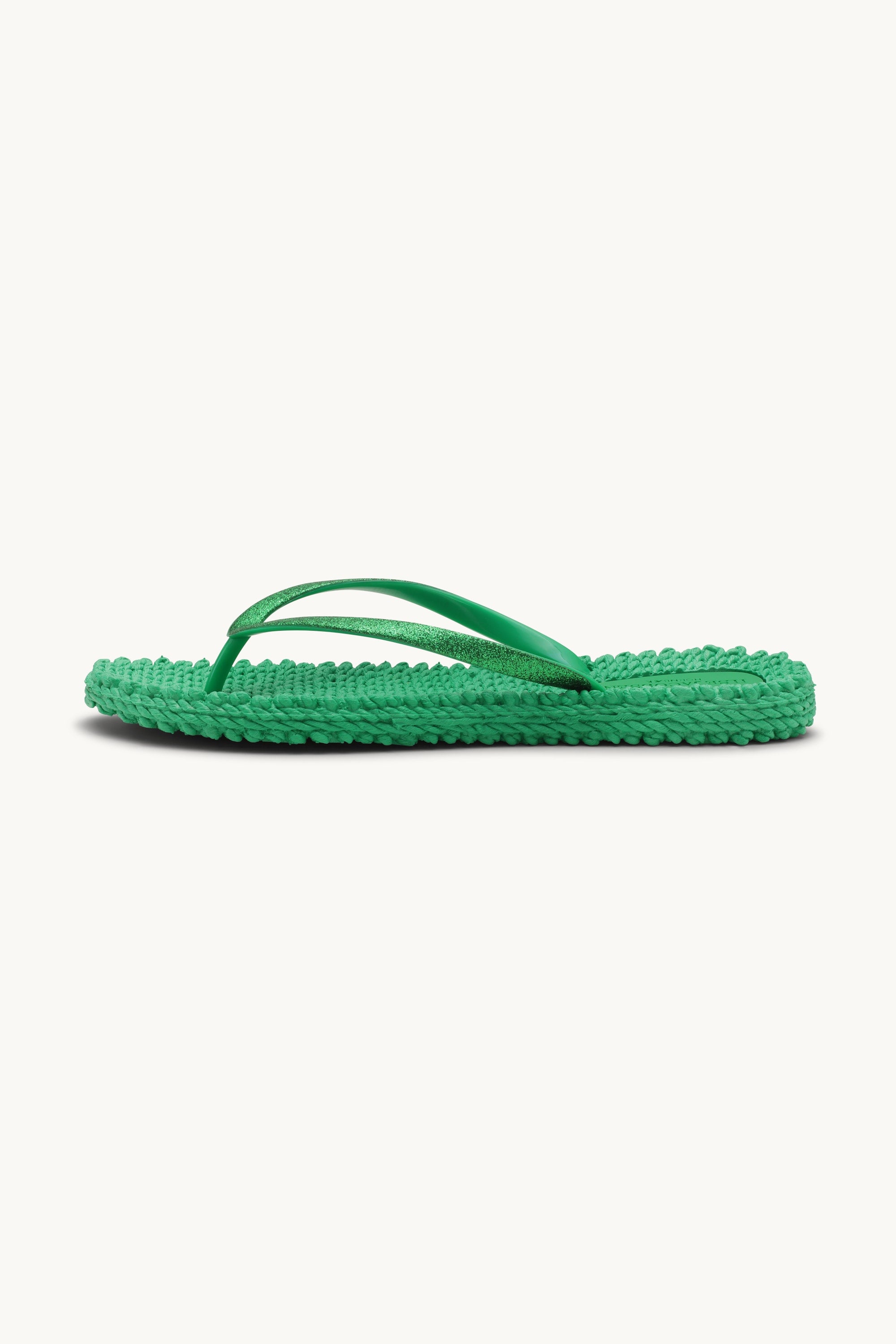 Flip-flops Glitter - Fern Green