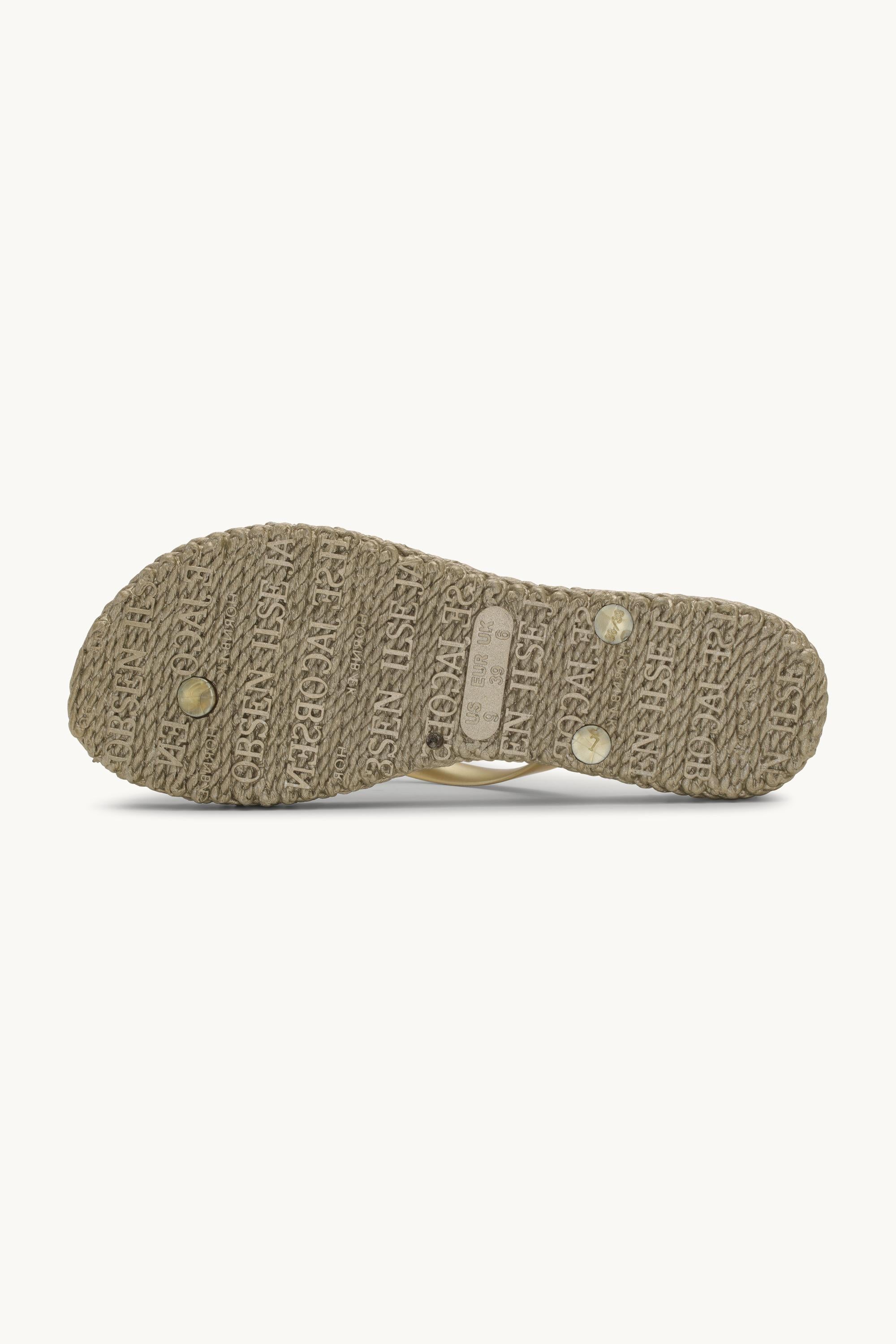 Flip Flops With Logo - Platin