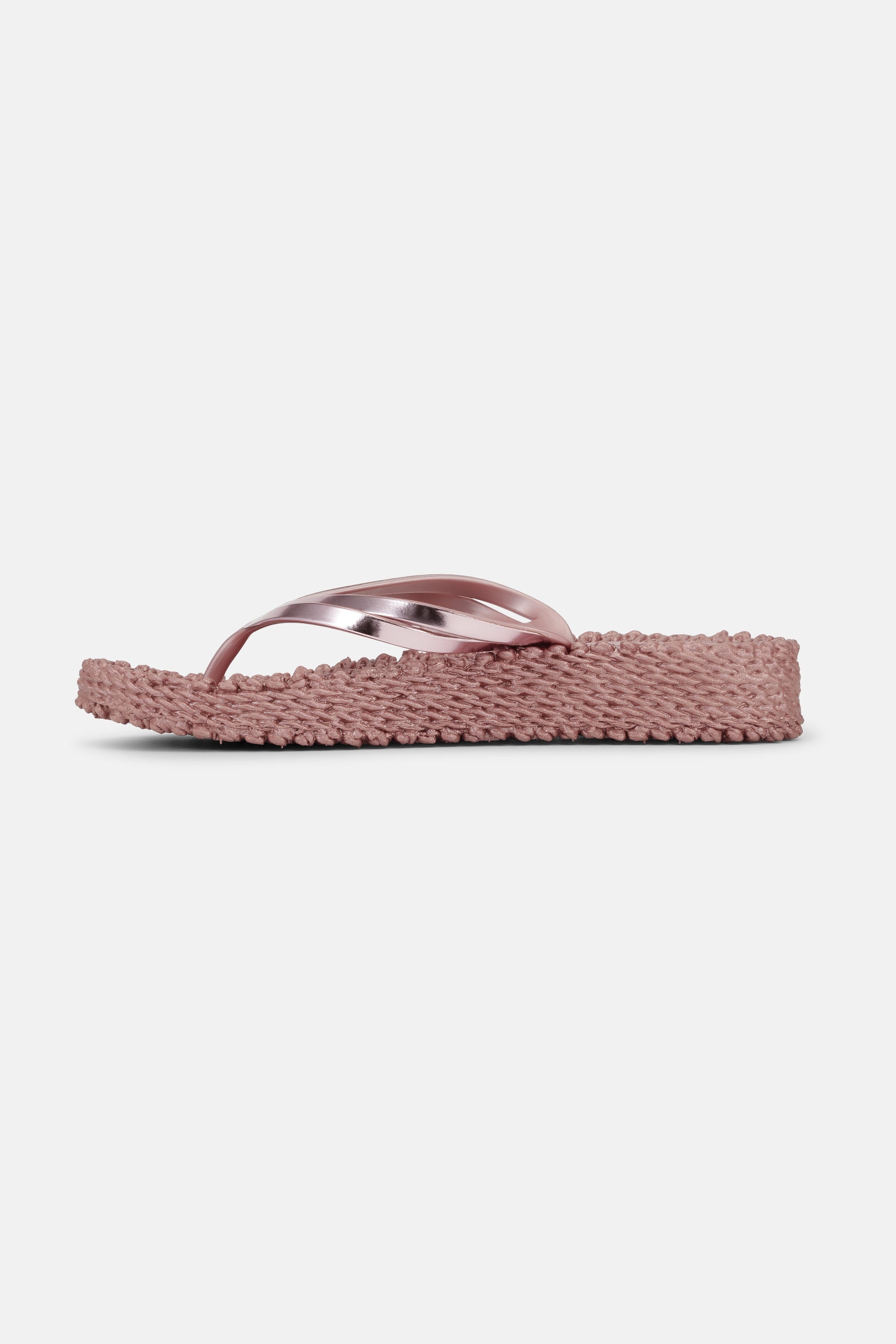 Platform Flip-flops Metallic - Rose Gold