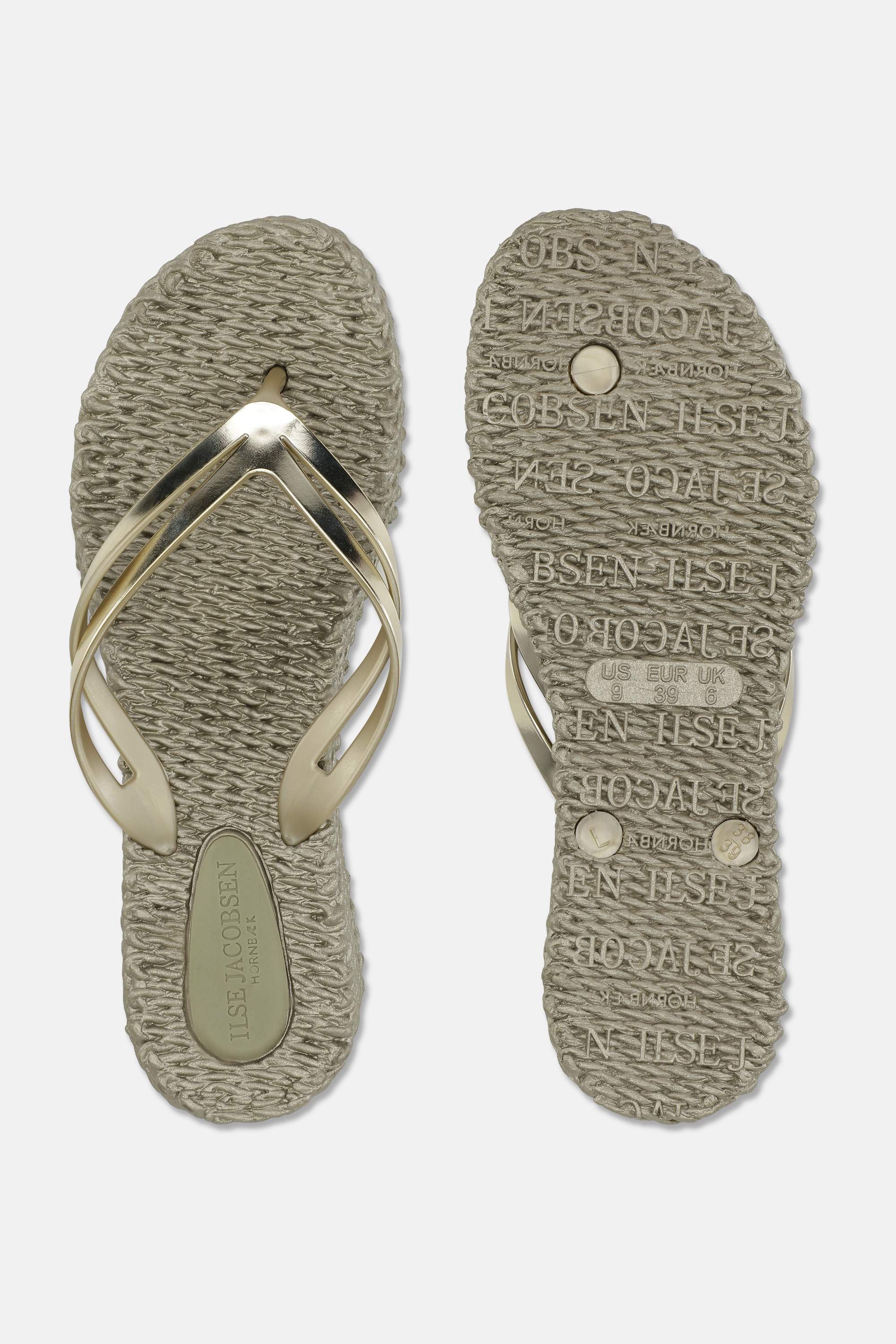 Platform Flip-flops Metallic - Platin