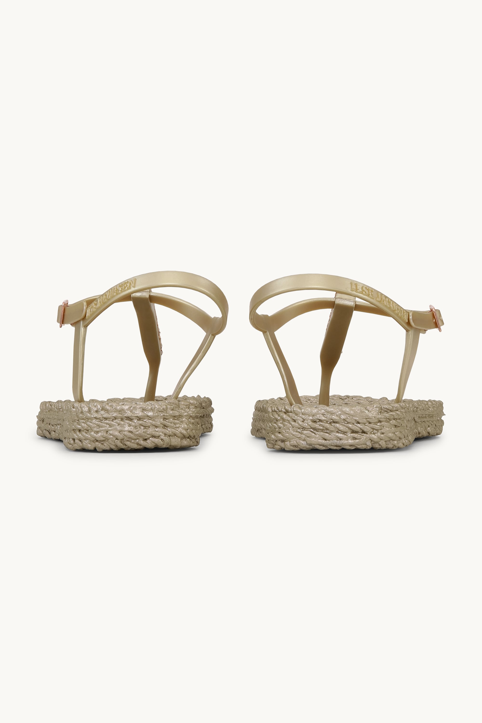 Flip Flops with Rhinestones - Platin