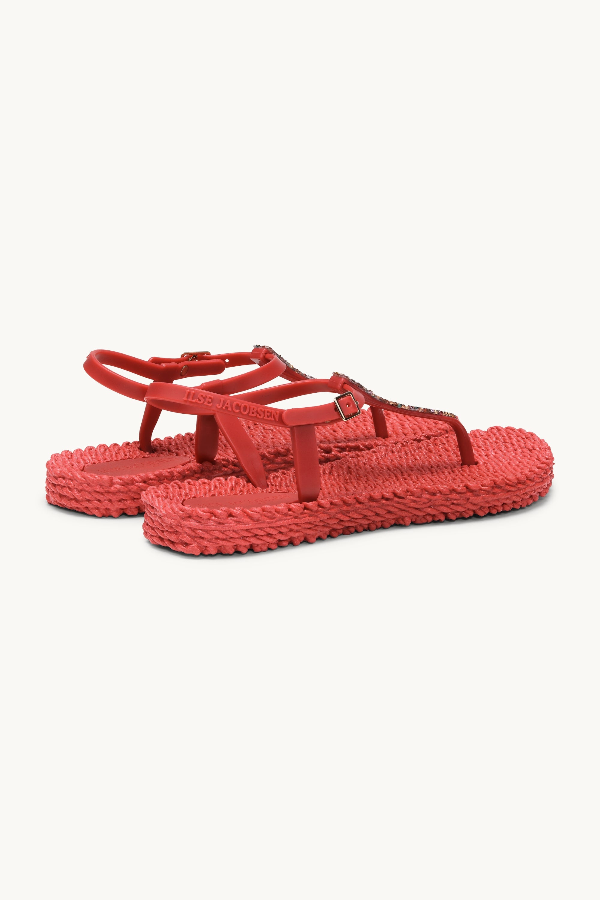Flip Flops with Rhinestones - Baked Apple