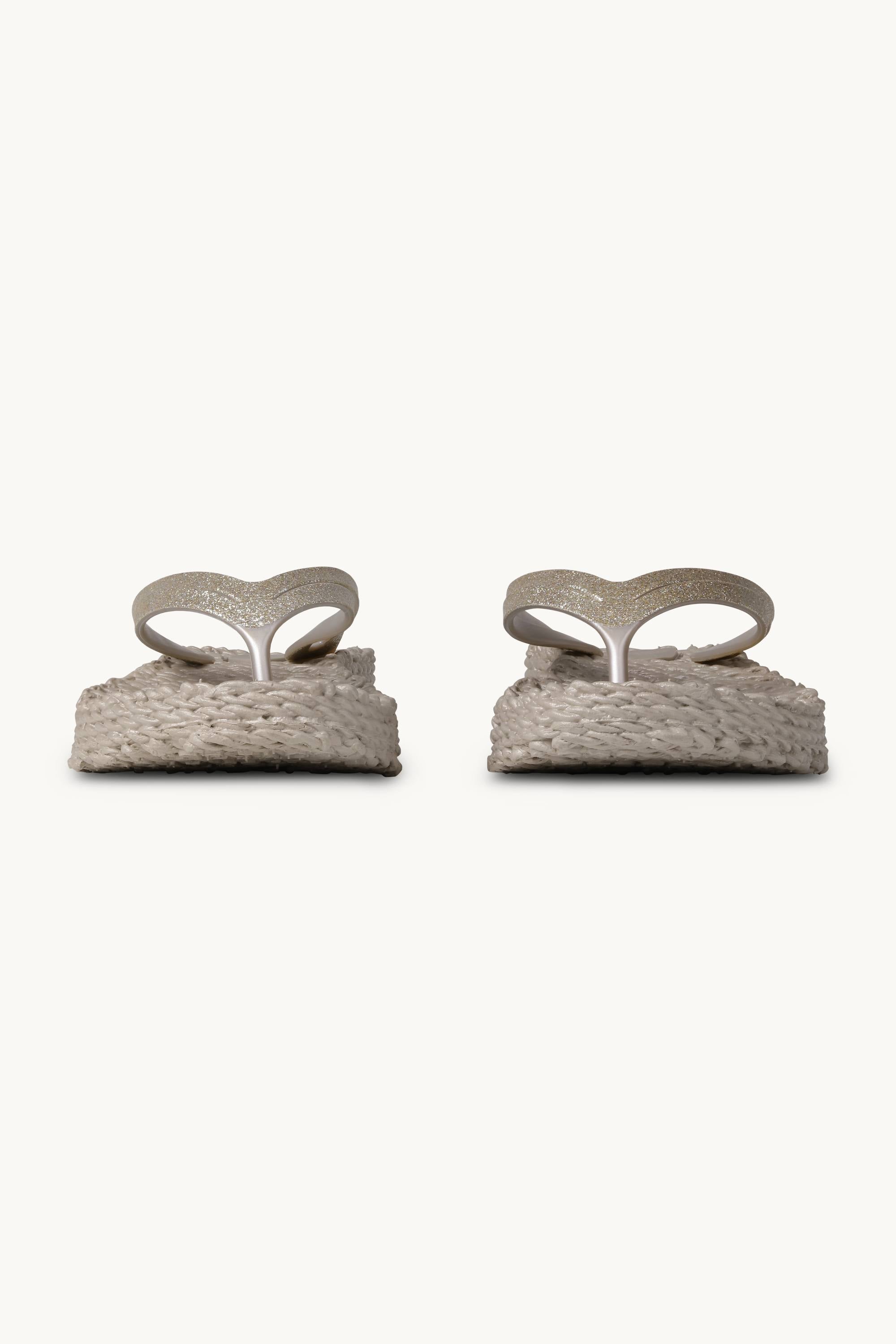Platform Flip-flops Glitter - Atmosphere