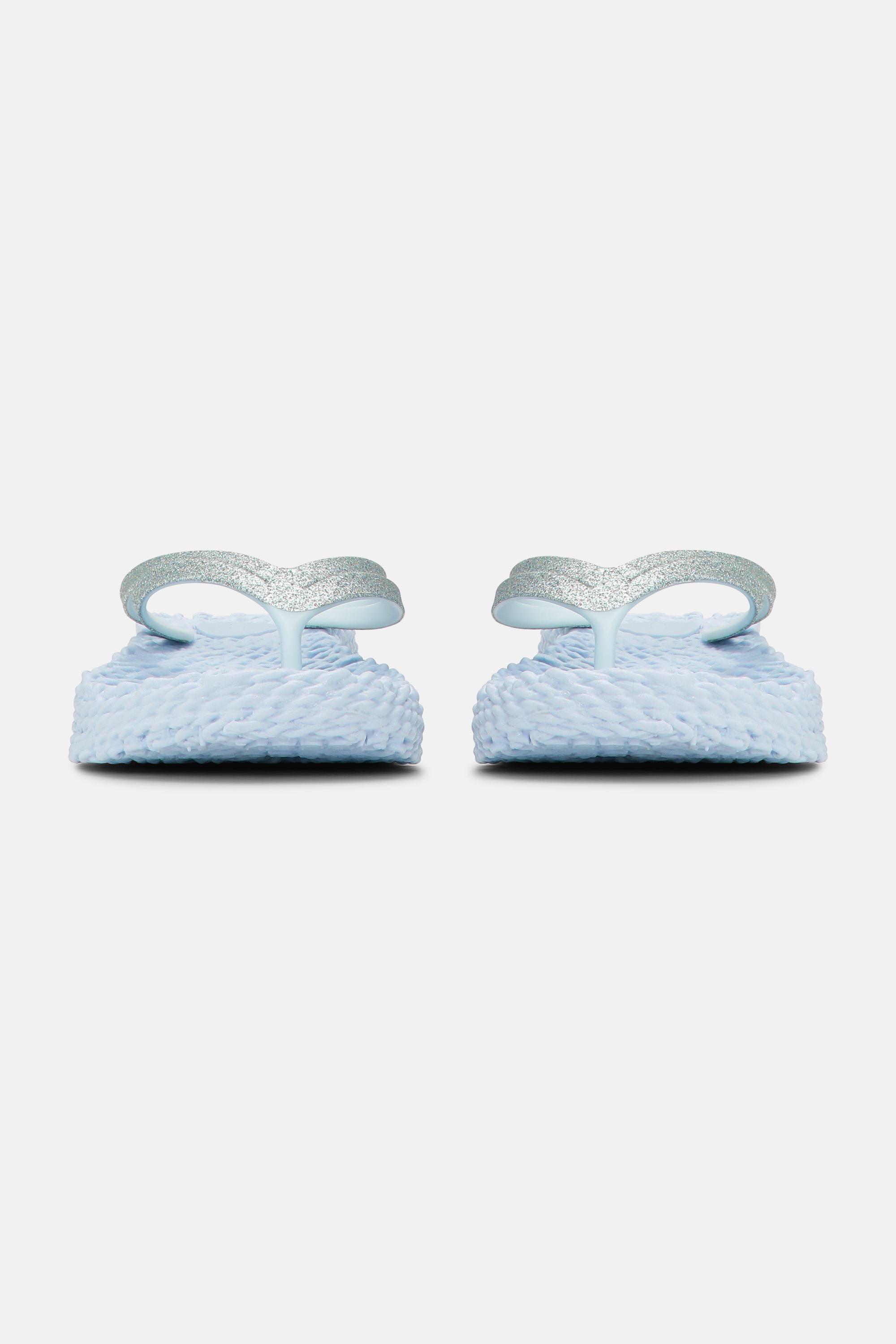 Platform Flip-flops Glitter - Blue Bell