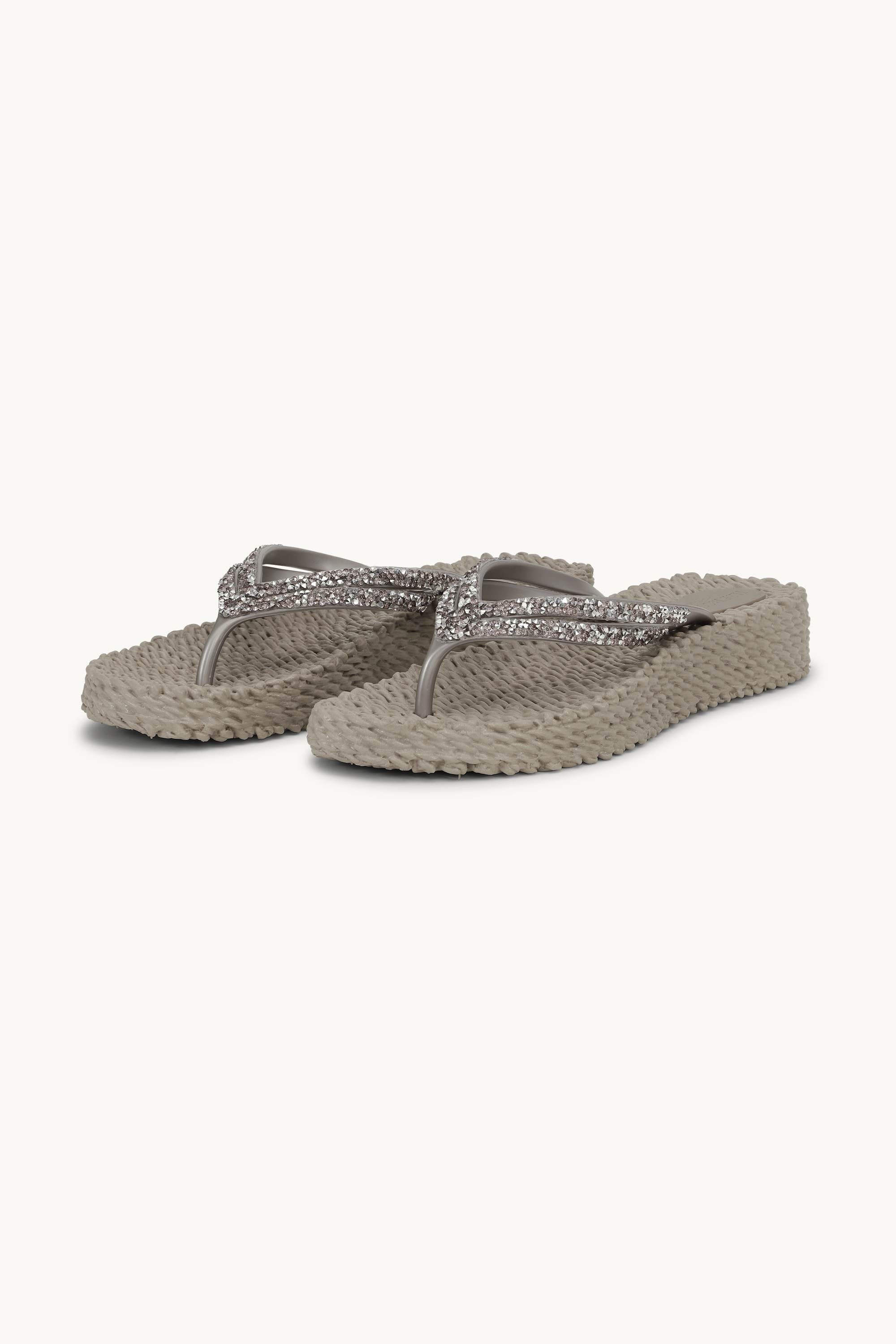 Platform Flip-flops Glitter Stones - Atmosphere