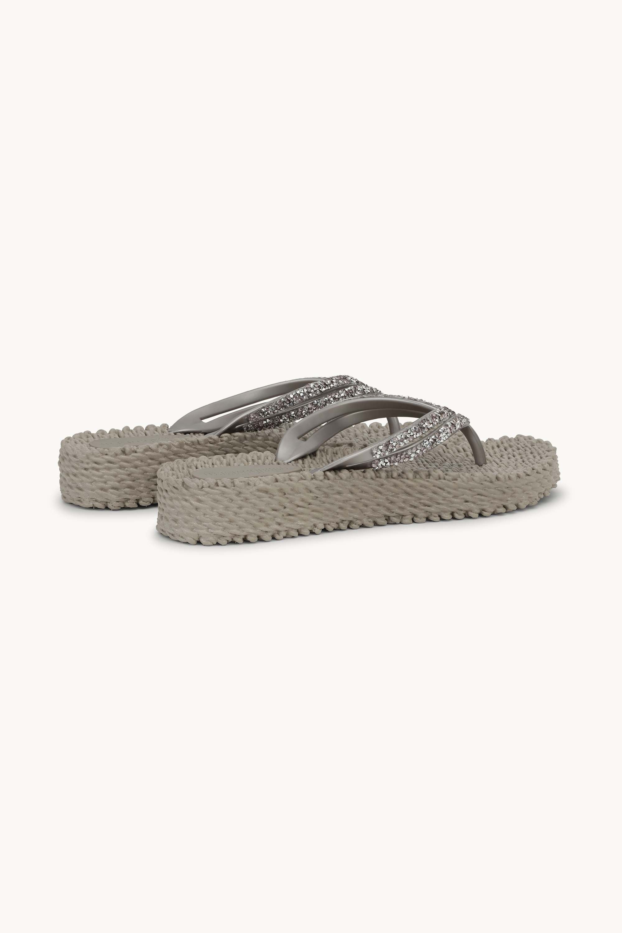 Platform Flip-flops Glitter Stones - Atmosphere