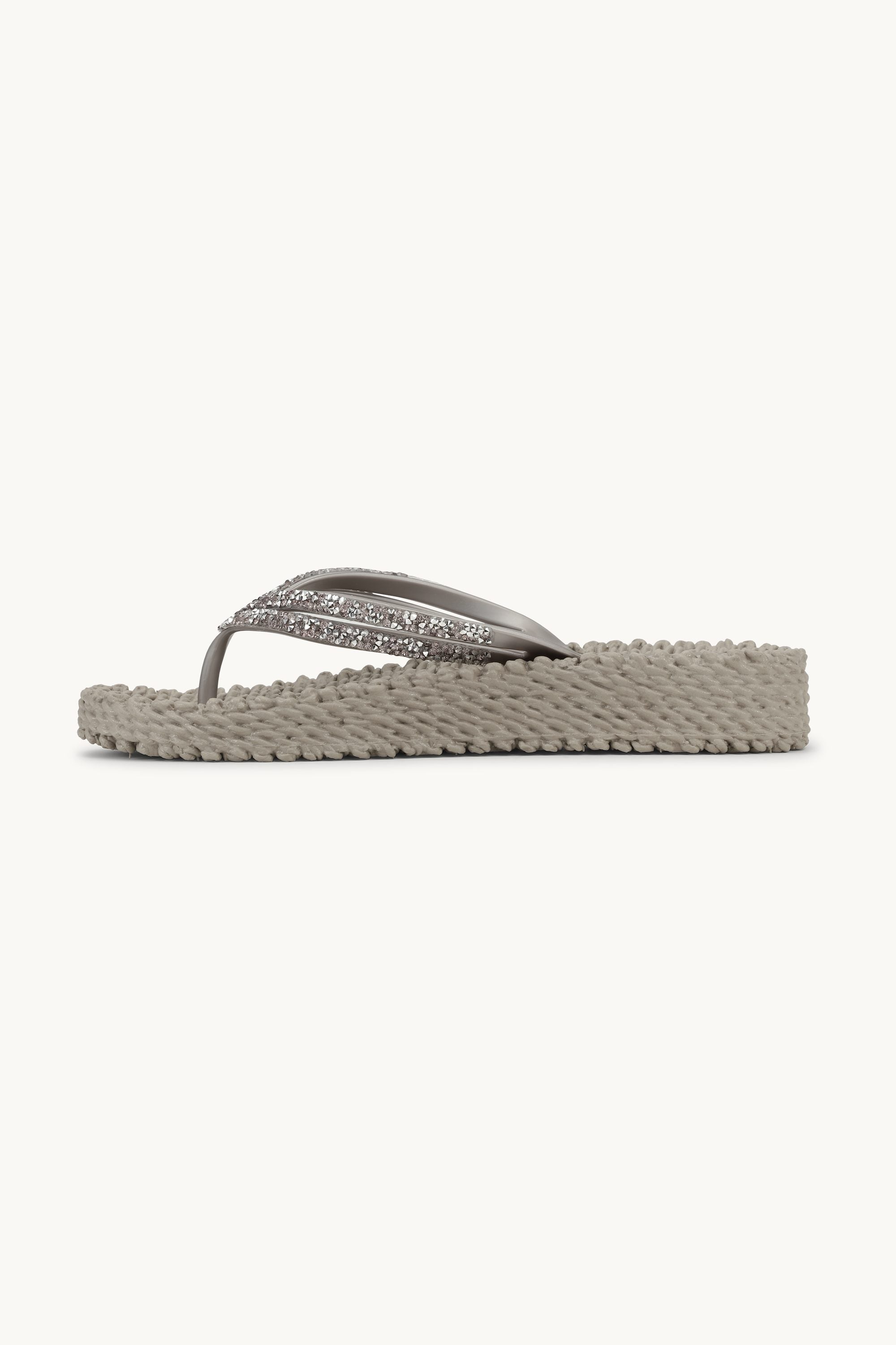 Platform Flip-flops Glitter Stones - Atmosphere