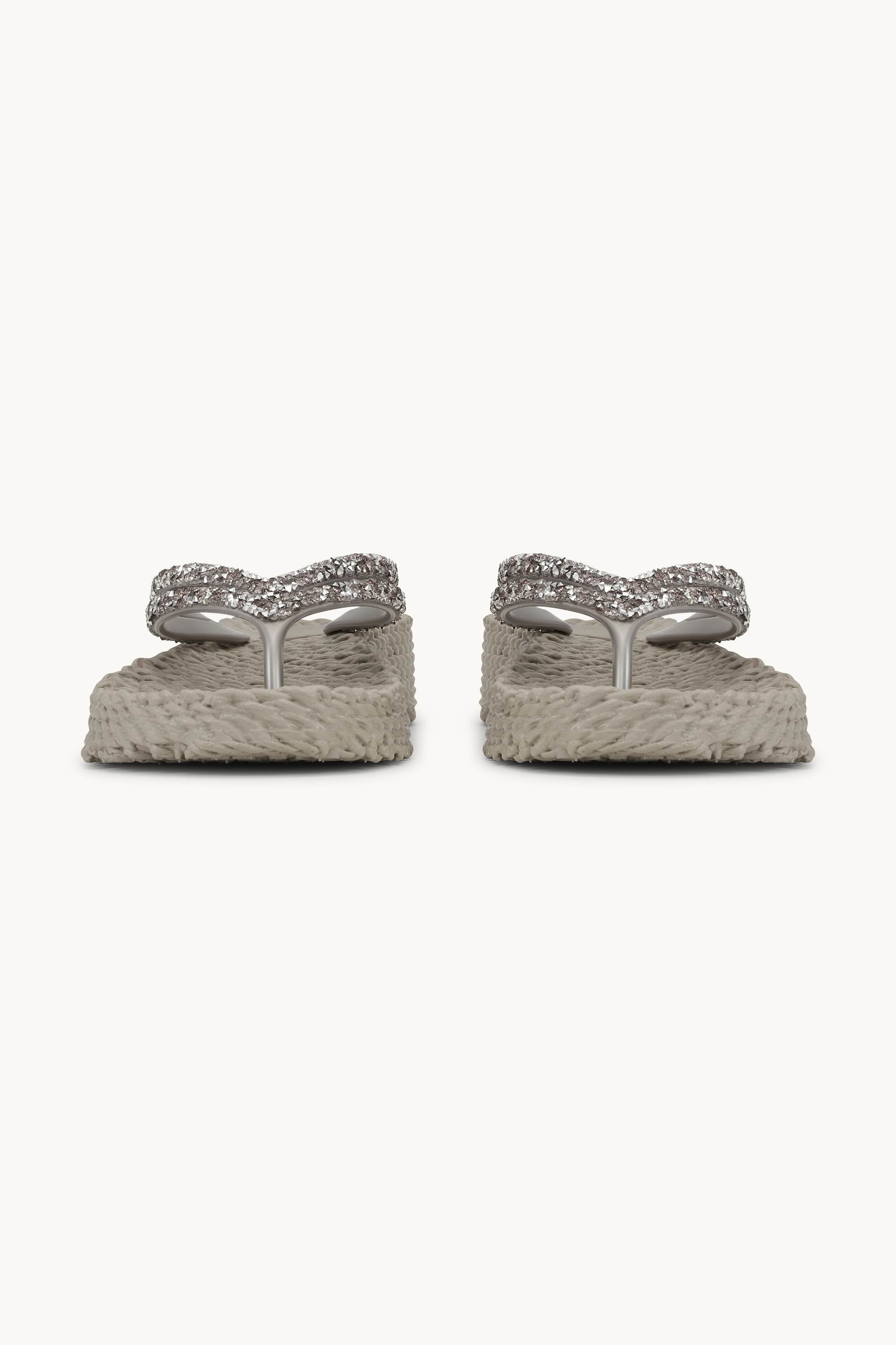 Platform Flip-flops Glitter Stones - Atmosphere