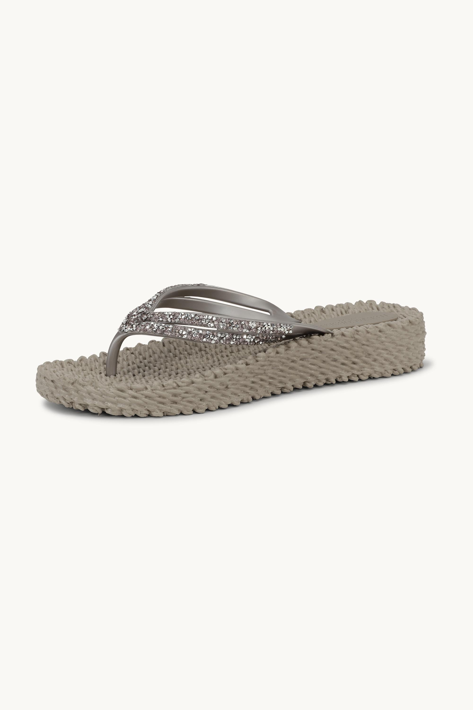 Platform Flip-flops Glitter Stones - Atmosphere