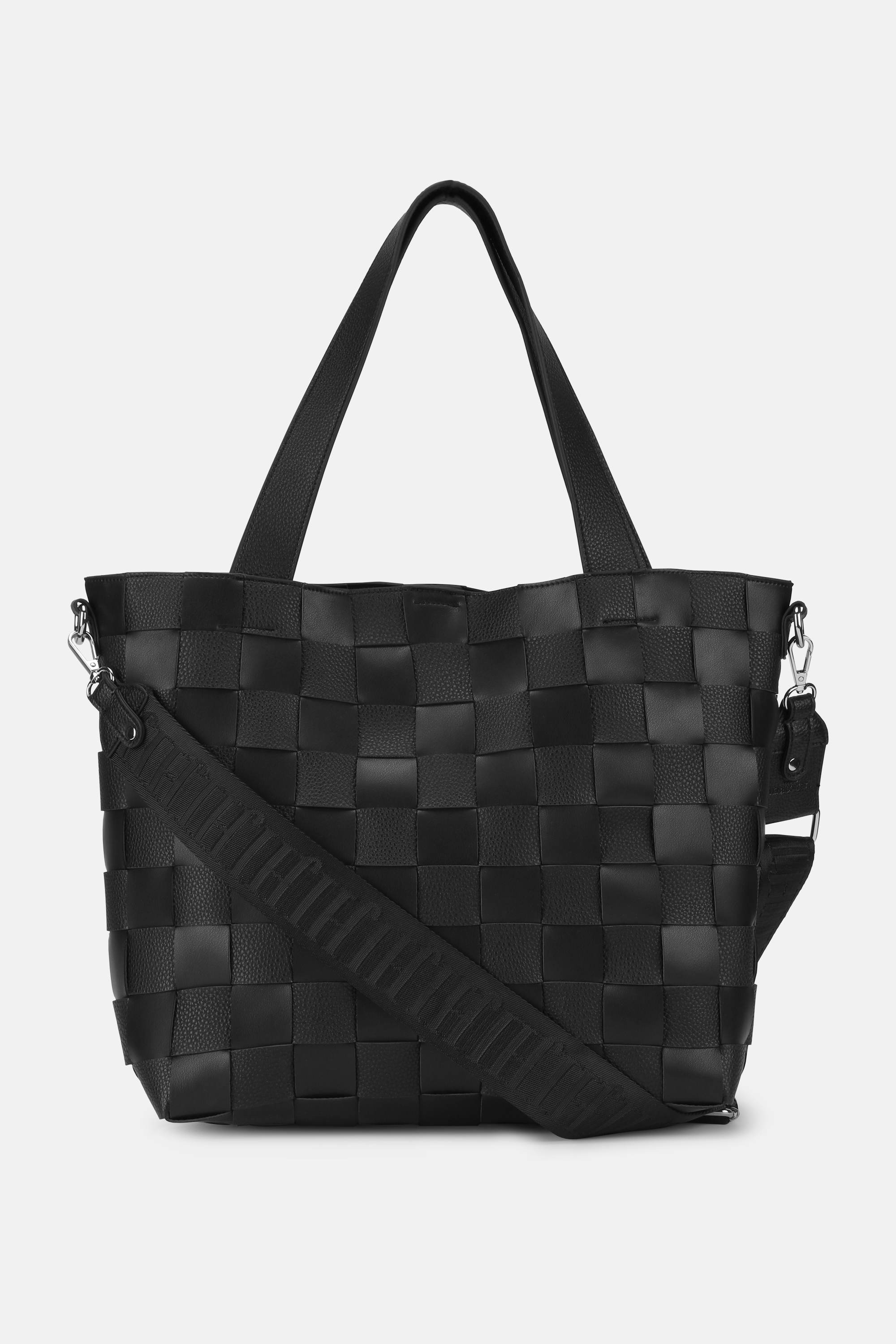 Crossbody Shopper Bag - Black
