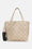 Braided Cross-Body Shopper - Platin