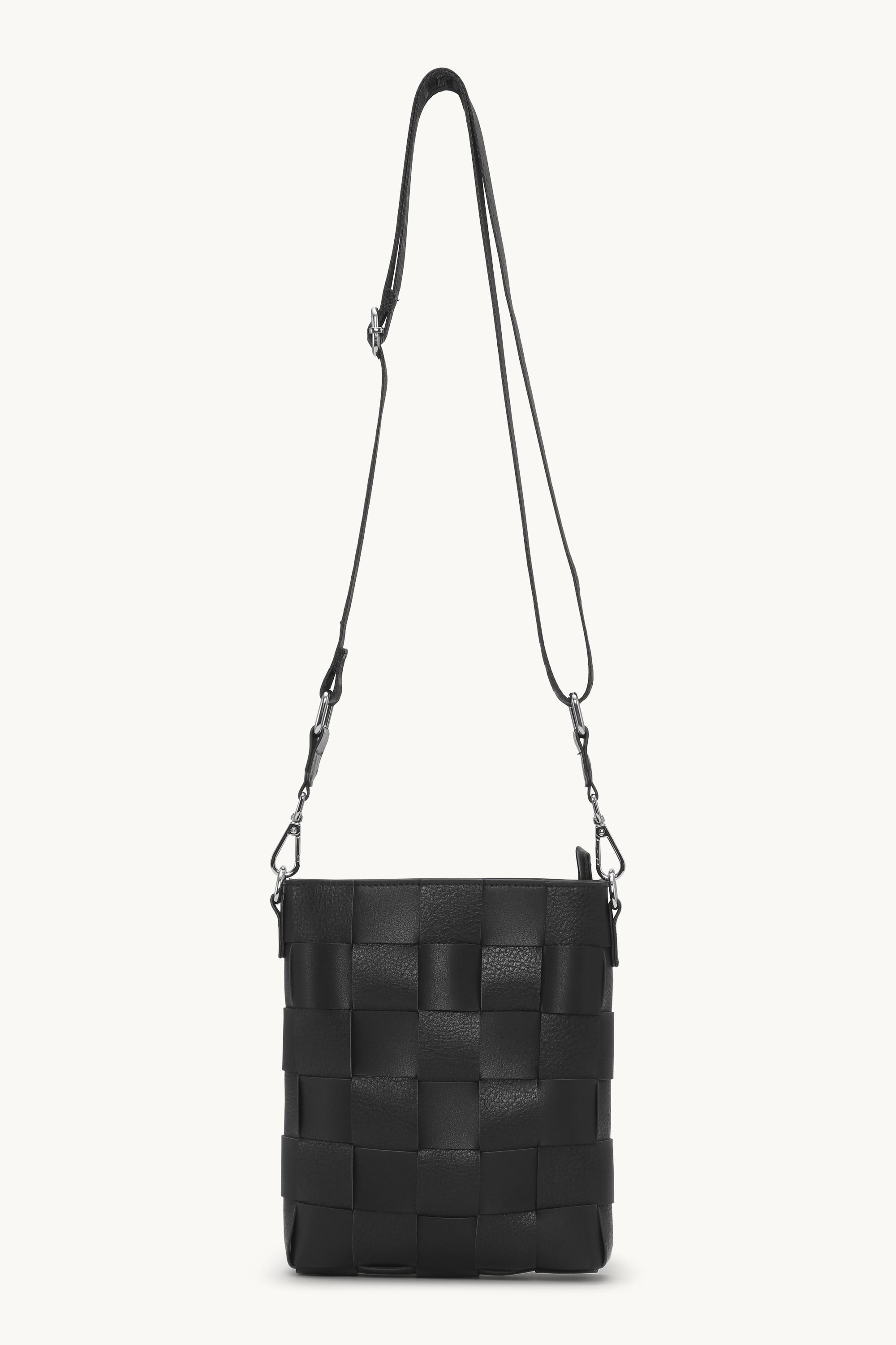 Braided Squared Cross-Body - Black