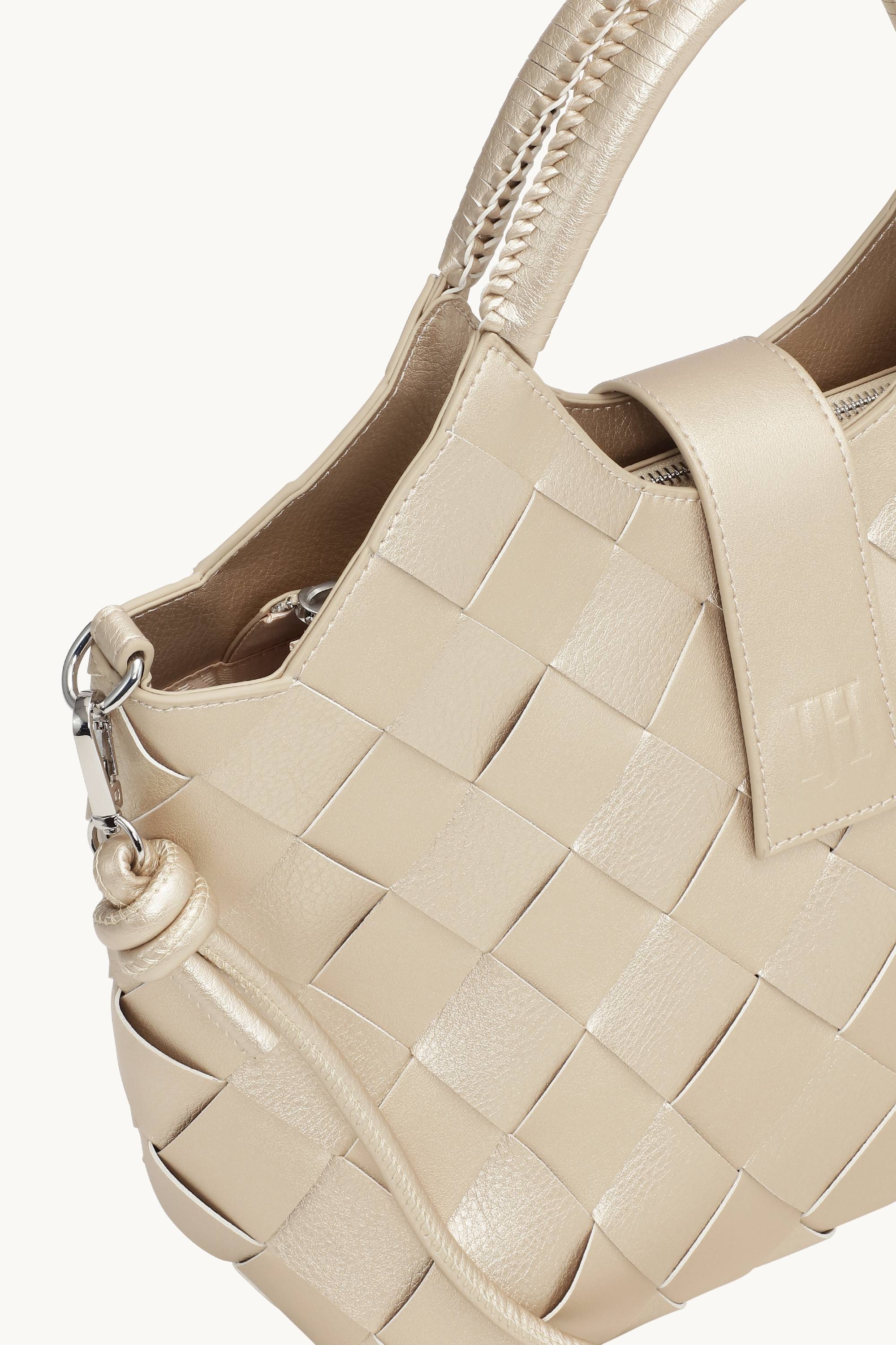 Braided Handbag - Platin