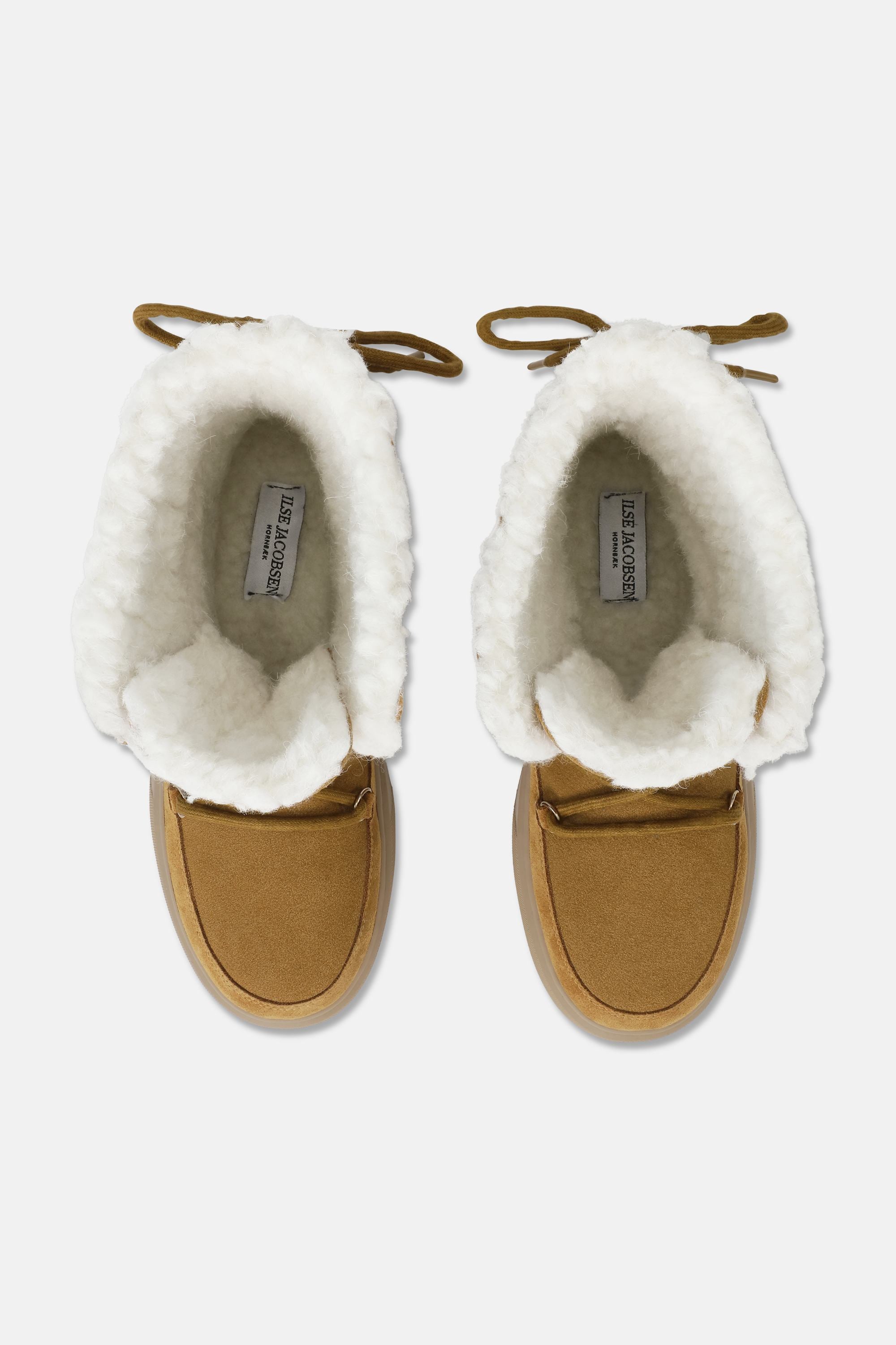 Warm Winter Low Boot - Cashew Natural