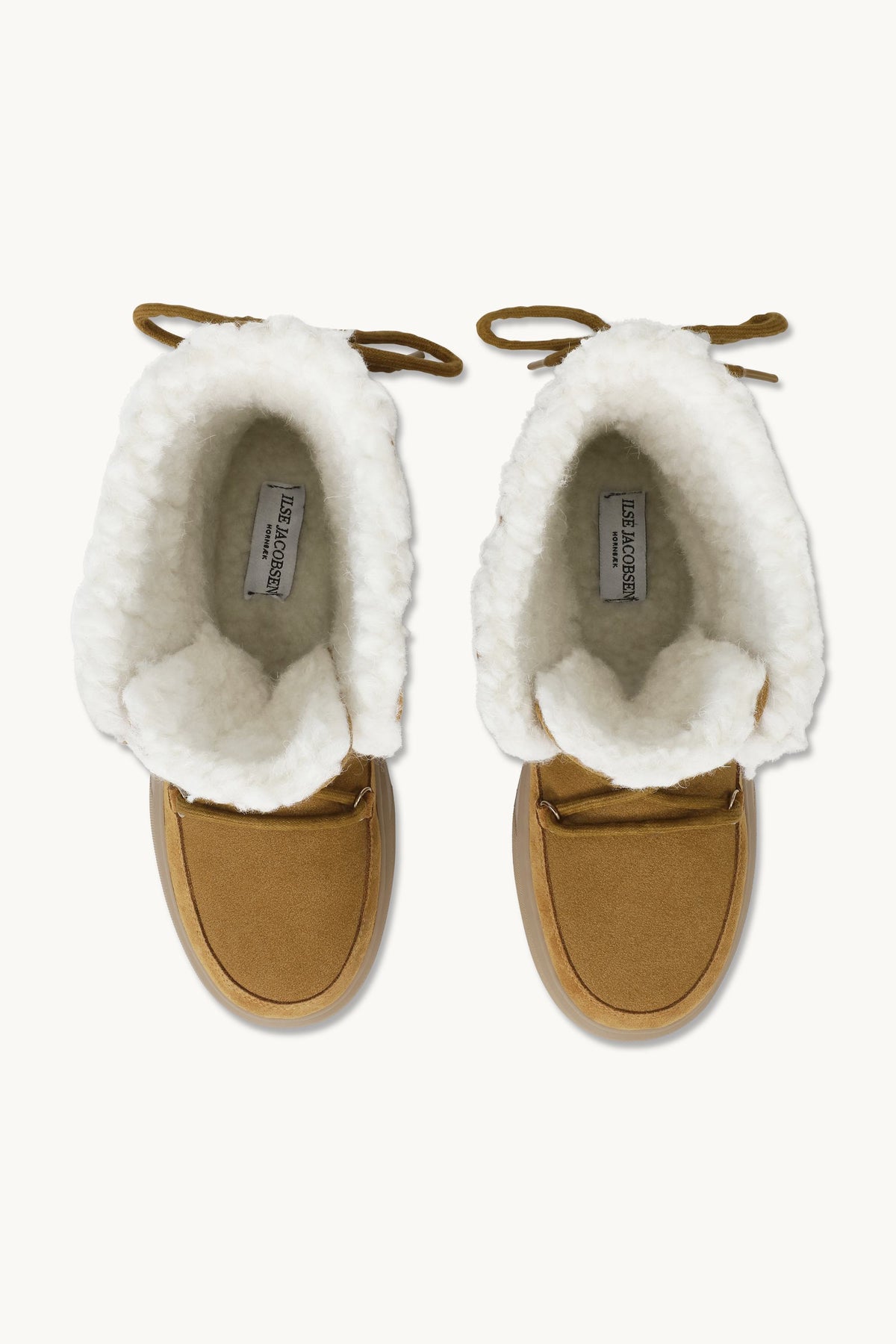 Winter Boot with Laces - Cashew Natural