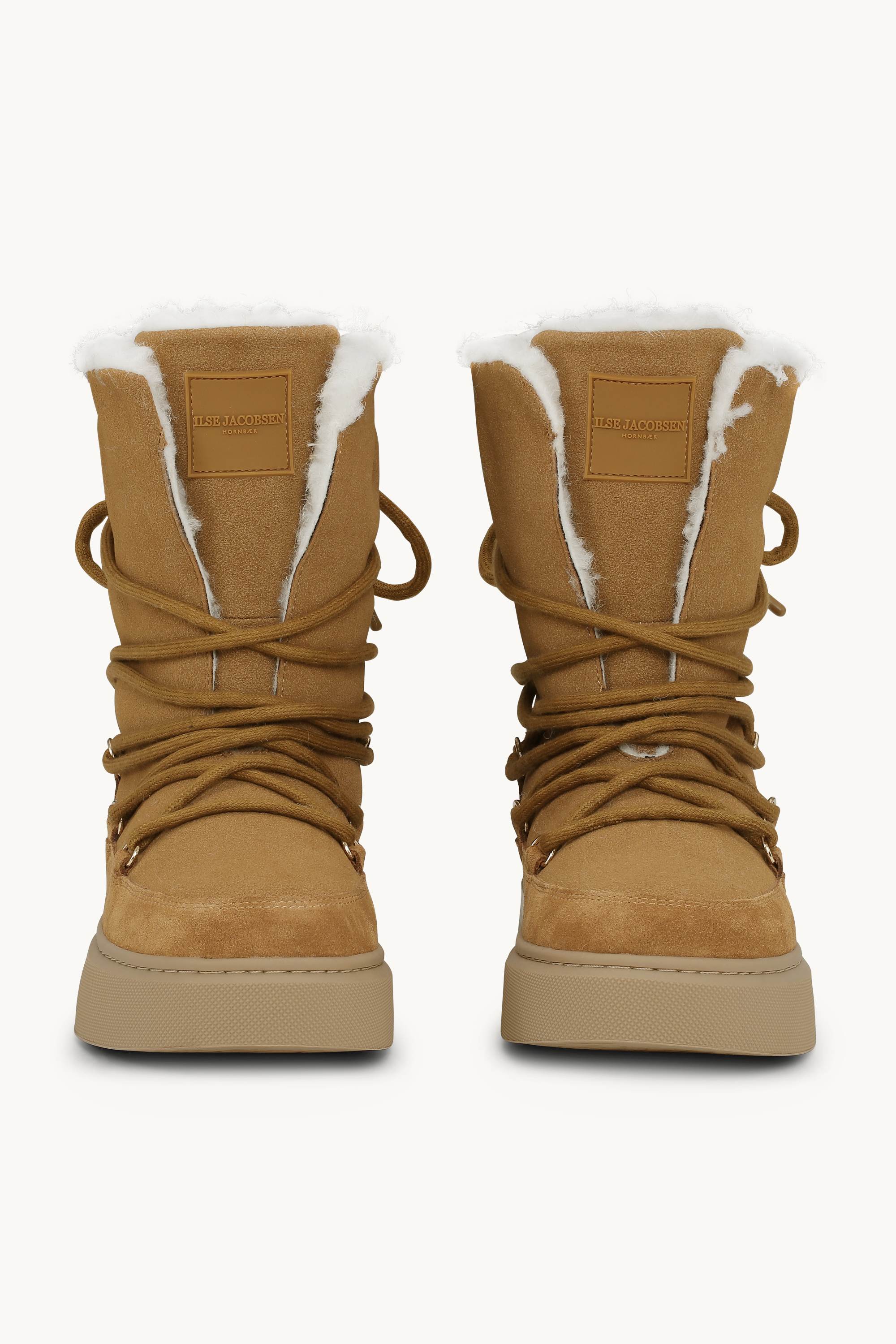 Winter Boot with Laces - Cashew Natural